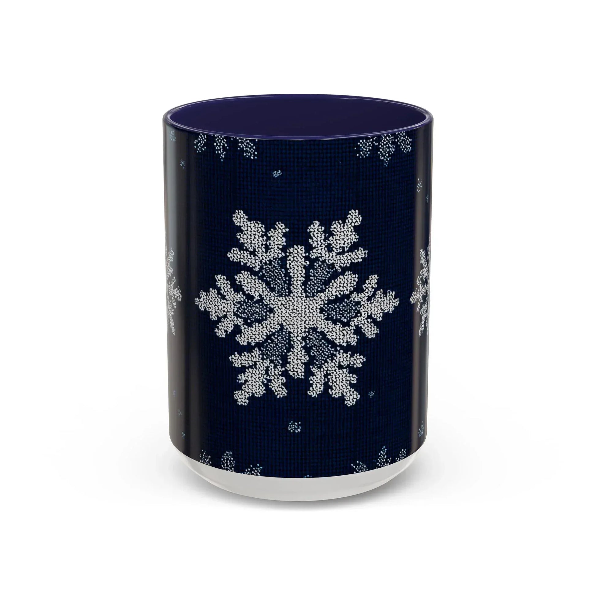 Snowflake Mug - Accent Coffee Mug (11, 15oz) - KARARMDESIGN