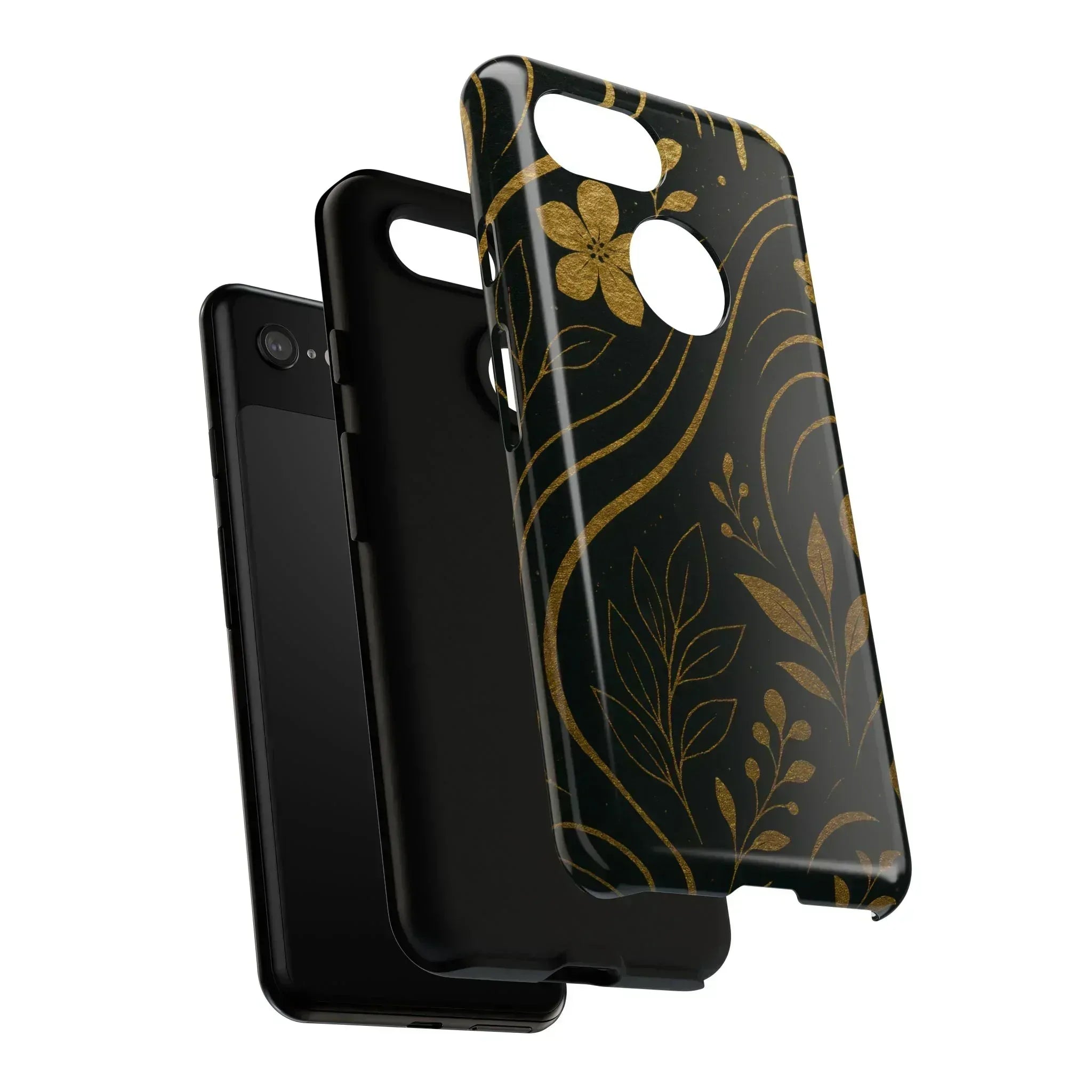 Gold Pattern Phone Case for Galaxy and Pixel - KARARMDESIGN