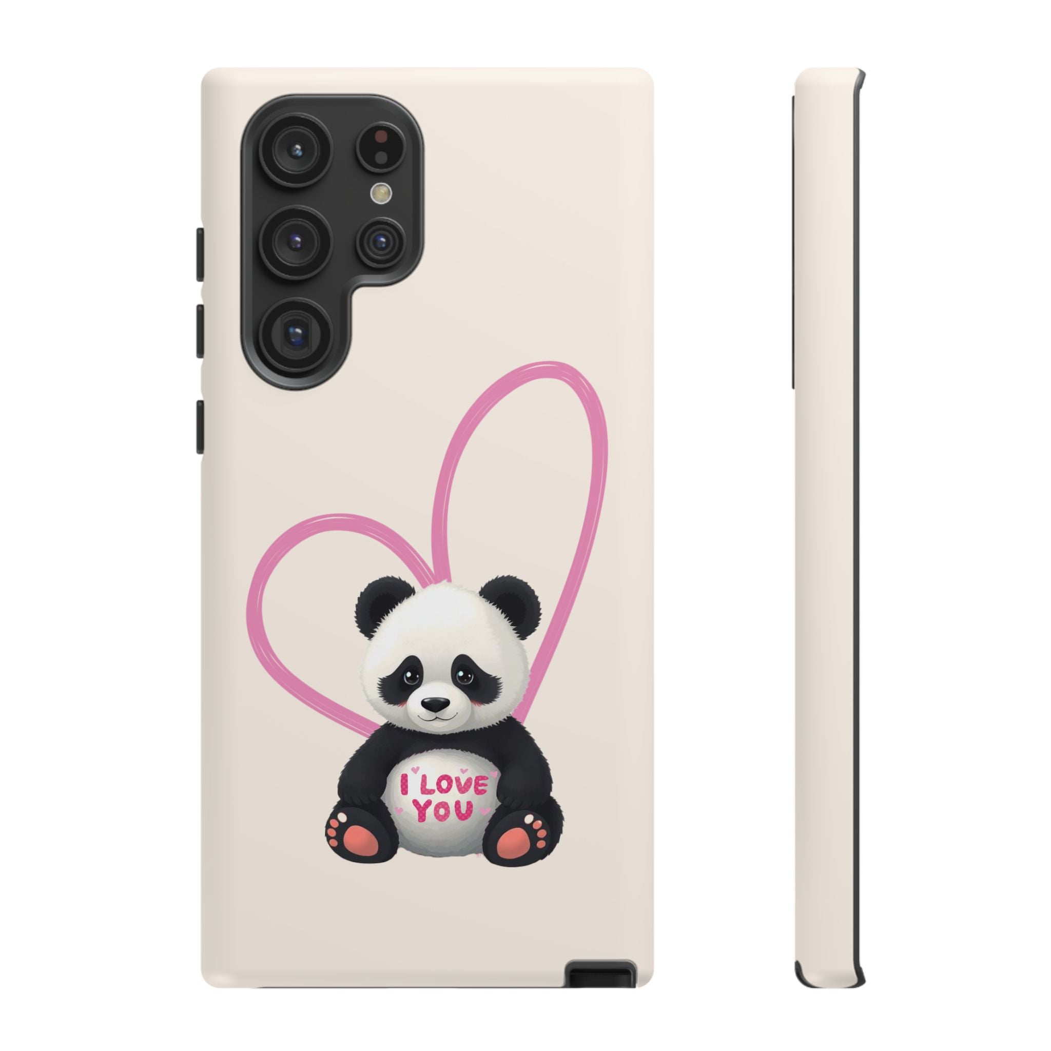 Adorable Panda Love Phone Case – Samsung Galaxy S20-S26