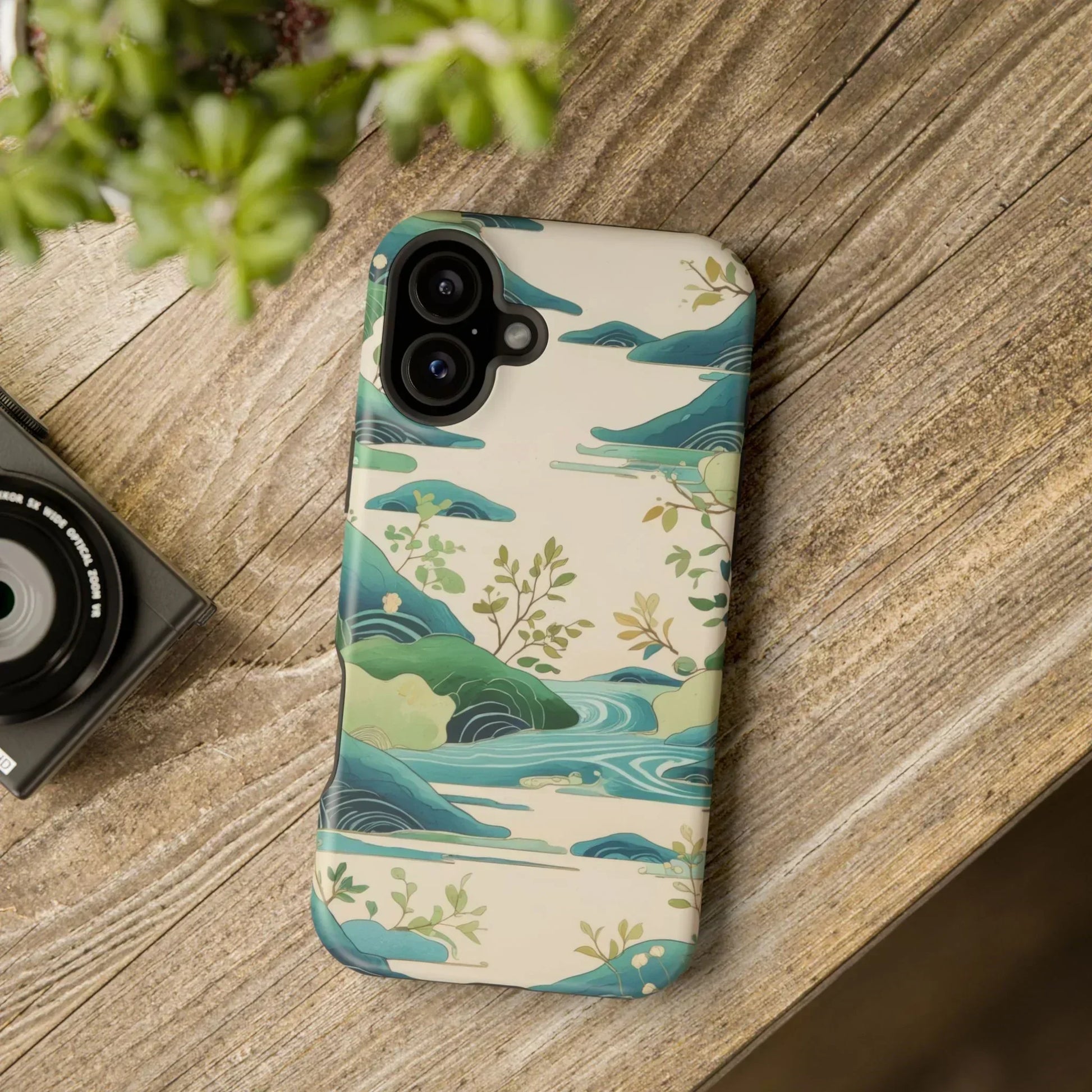 Nature Landscape Phone Case for iPhone 12-16 and Samsung Galaxy S21-S22 Models - KarArmDesign