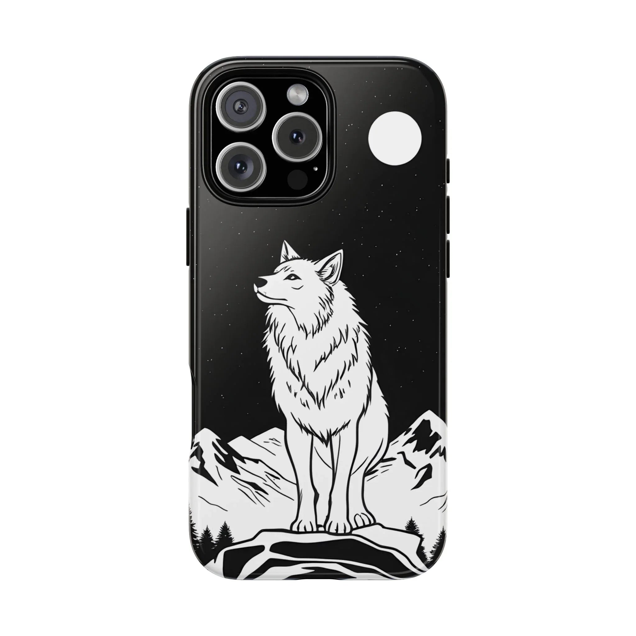 Majestic Wolf Phone Case for iPhone and Galaxy - KARARMDESIGN
