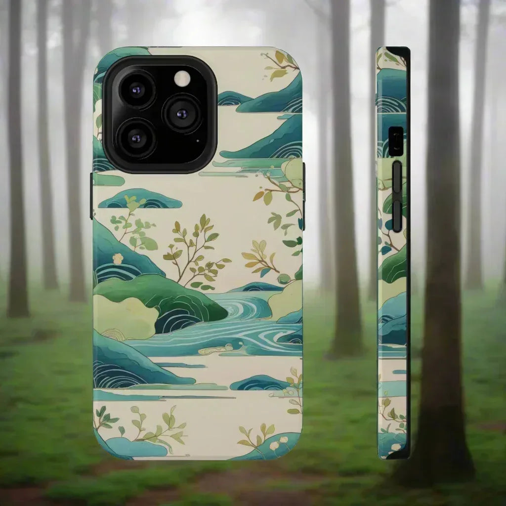 Nature Landscape Phone Case for iPhone 12-16 and Galaxy S21-S22 - KARARMDESIGN