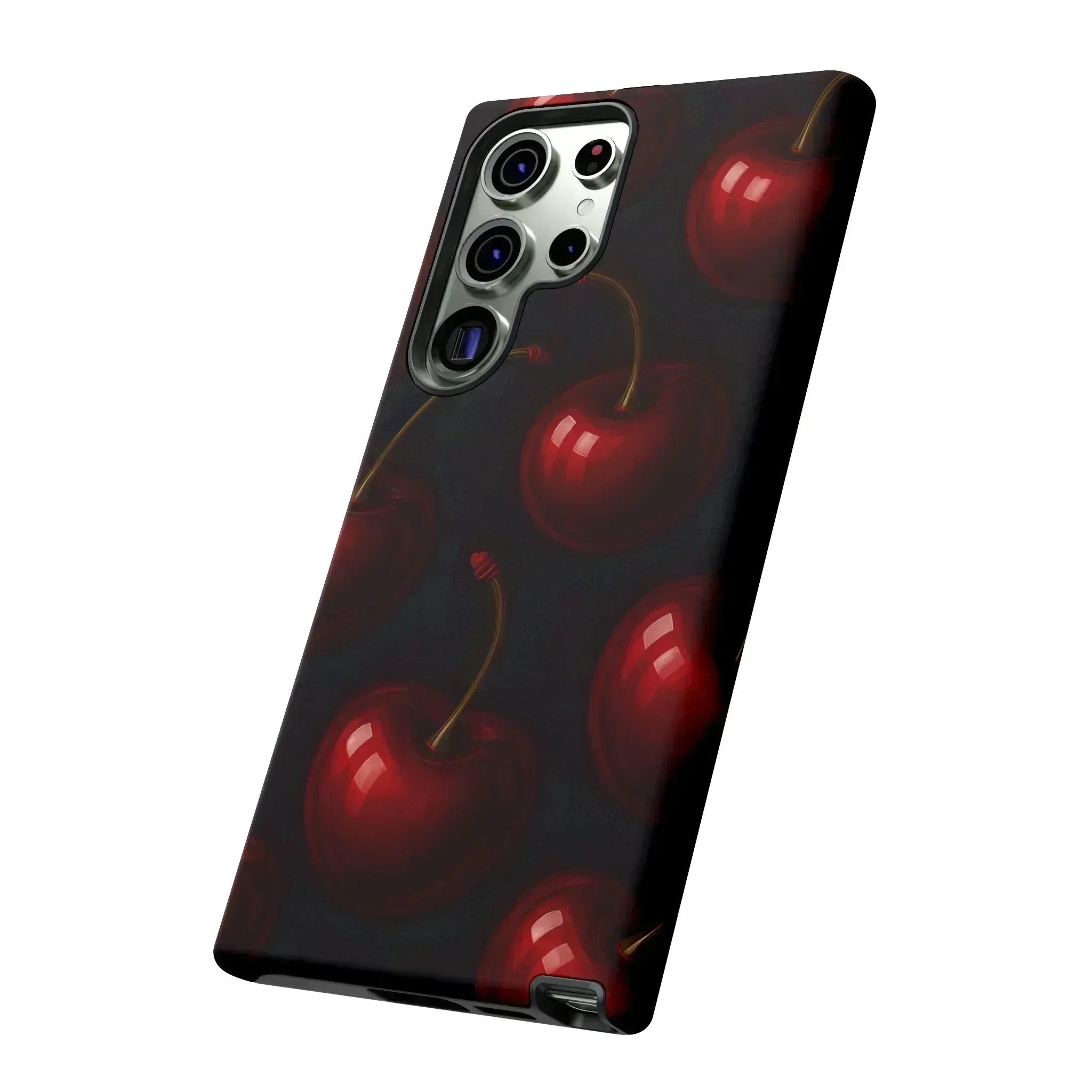 Cherry Phone Case for iPhone X-16 and Galaxy S20-S25 - KARARMDESIGN
