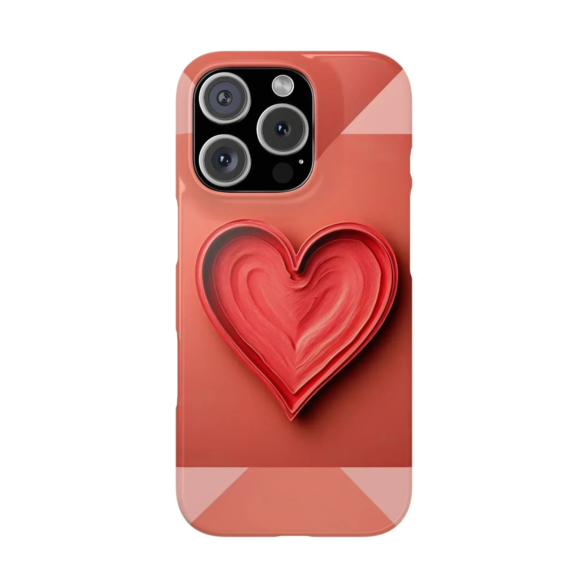 Heart Design Phone Case for iPhone 11-17 - KARARMDESIGN