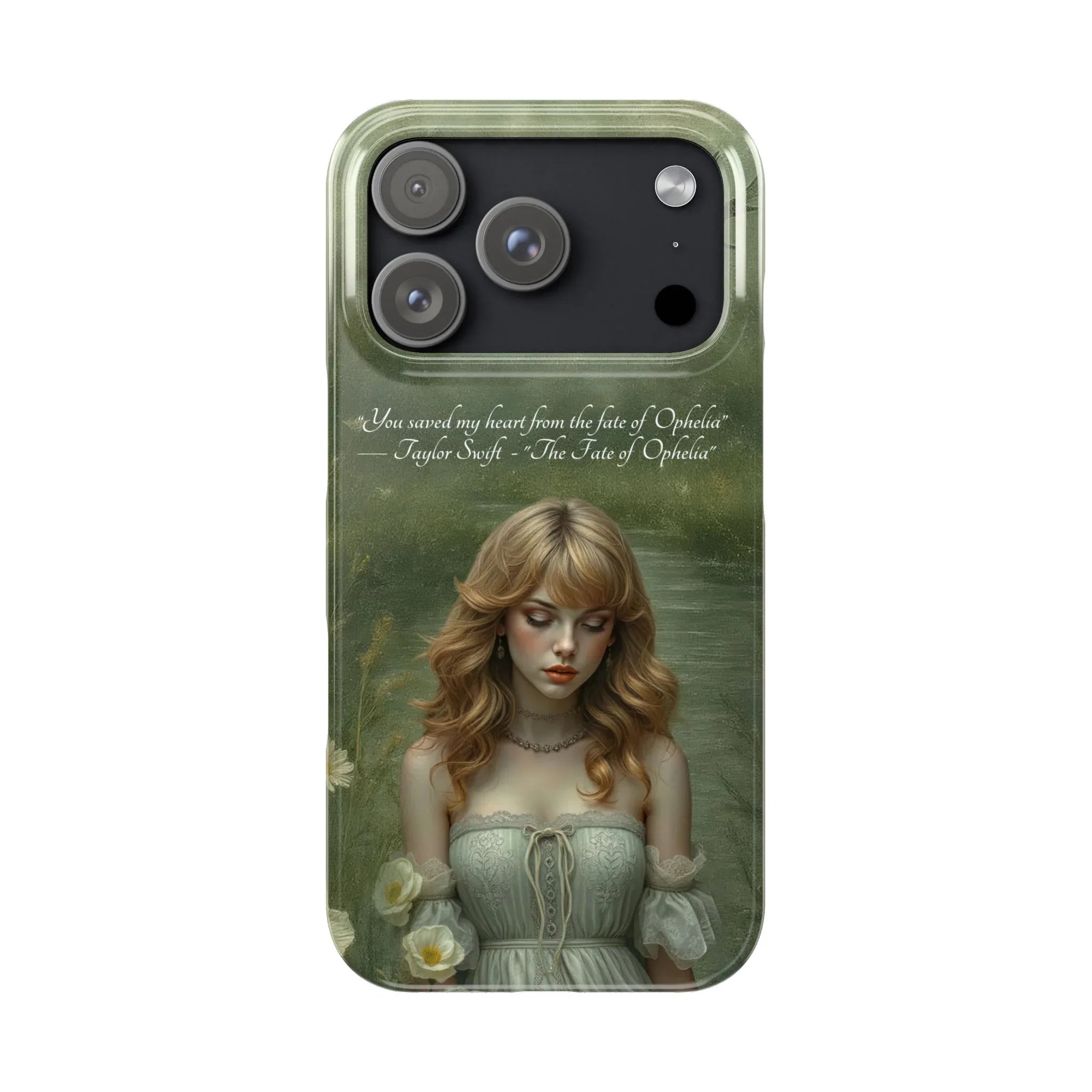 "Melancholic Ophelia" Phone Case for iPhone 11-17 - KARARMDESIGN