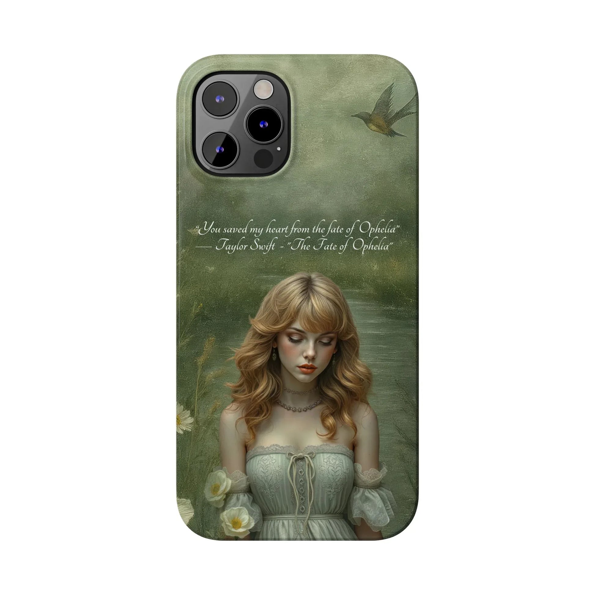 "Melancholic Ophelia" Phone Case for iPhone 11-17 - KARARMDESIGN