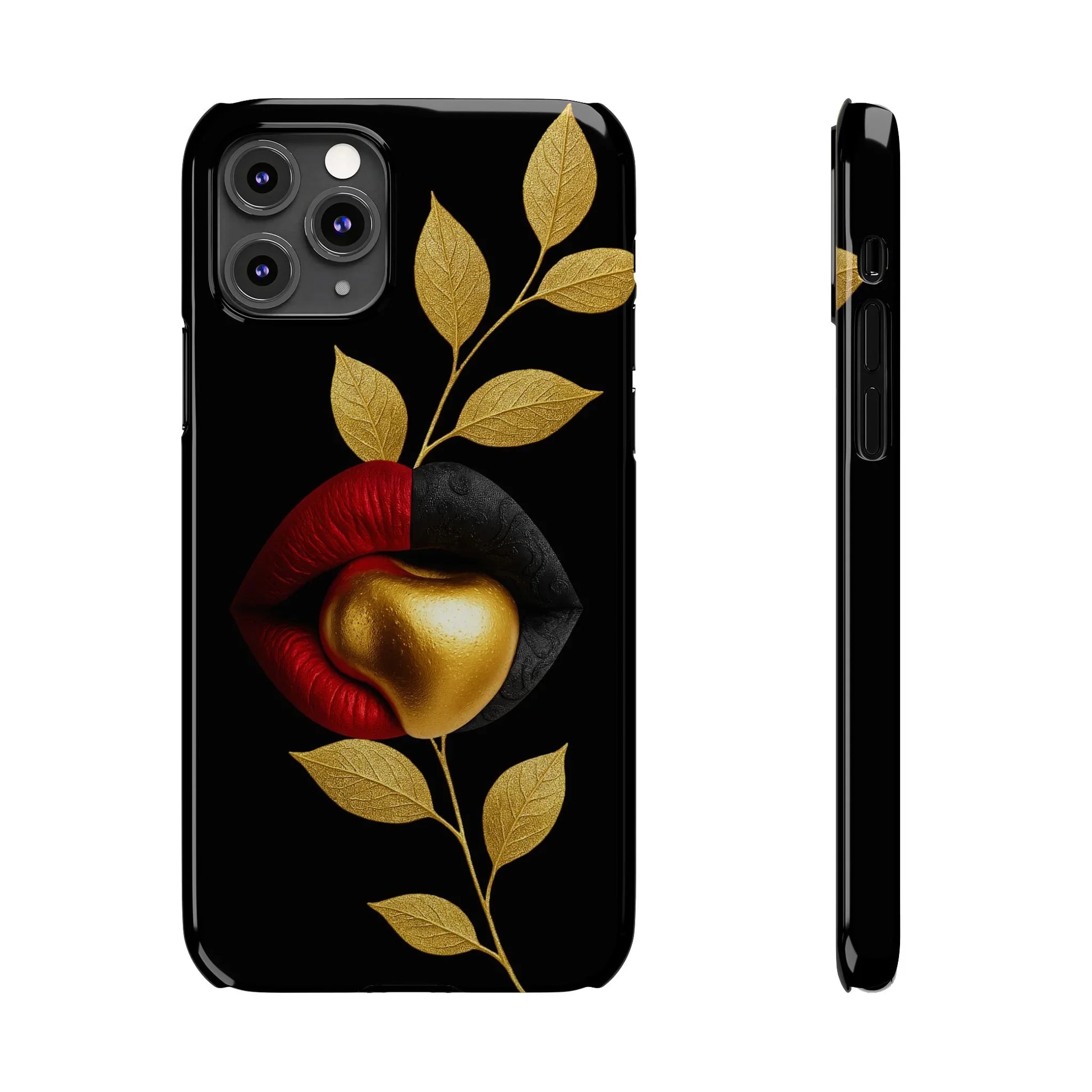 Gilded Expression Phone Case for iPhone 7-17 Models - KARARMDESIGN