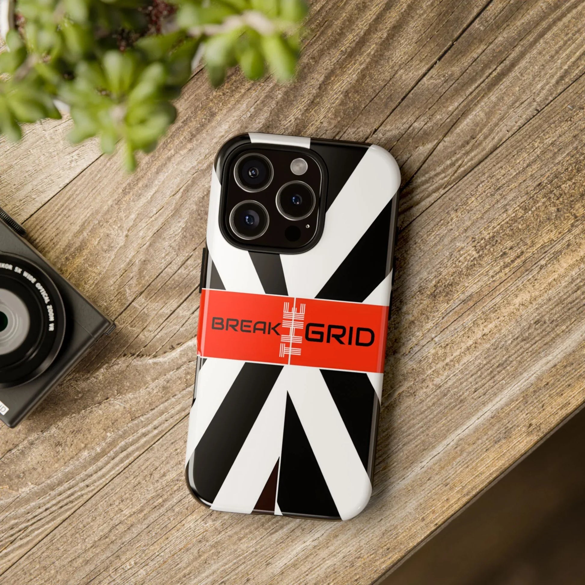 Break The Grid Phone Case for iPhone 11–16 and Galaxy S20–S25 - KARARMDESIGN