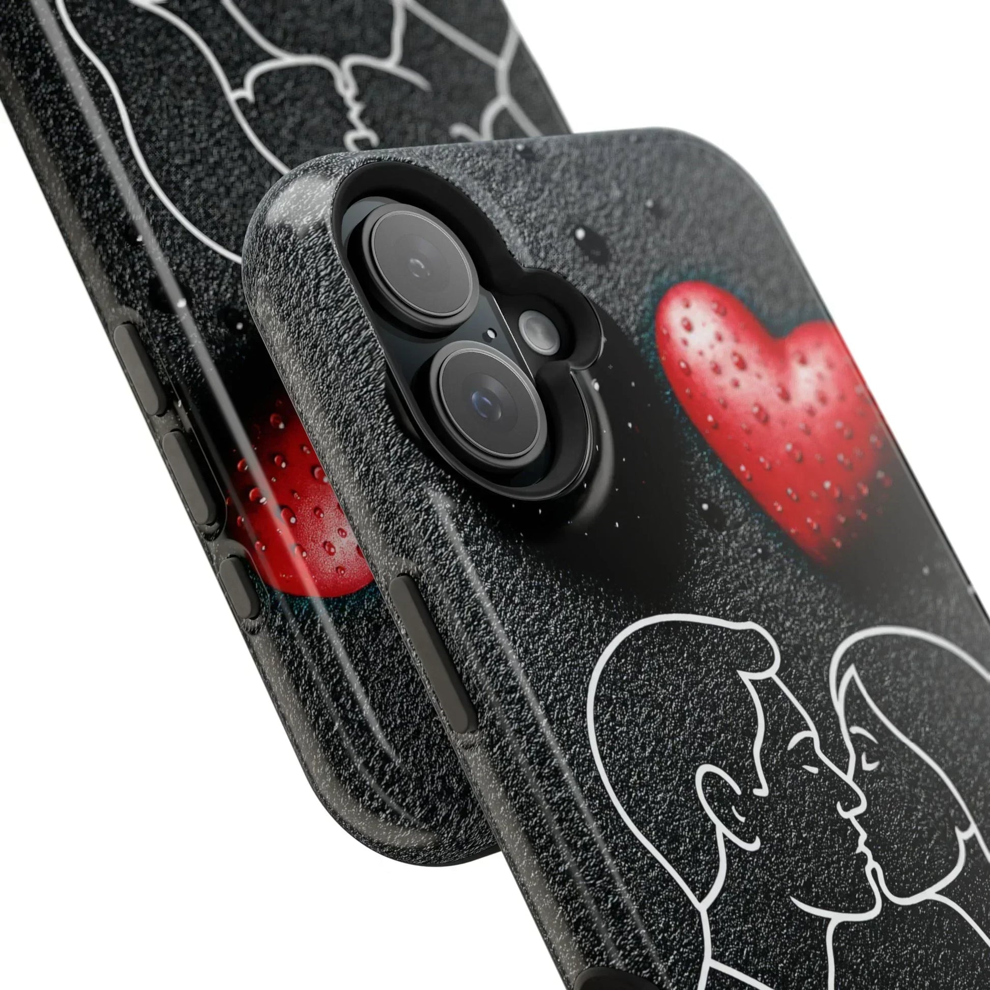 Midnight Kiss Phone Case for iPhone 13-16 Models - KarArmDesign
