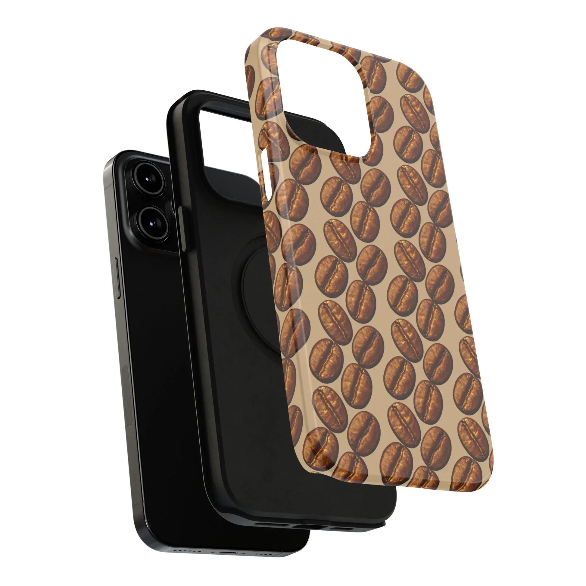 Coffee Pattern Phone Case for iPhone and Samsung Galaxy - KarArmDesign