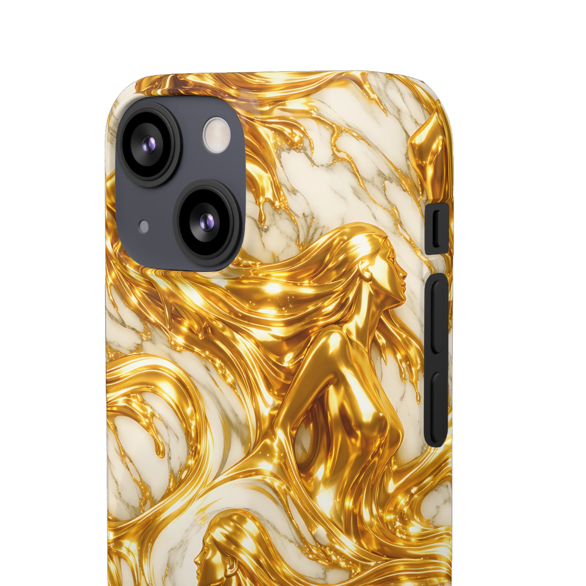 Divine Gold Woman Snap Phone Case for iPhone & Galaxy