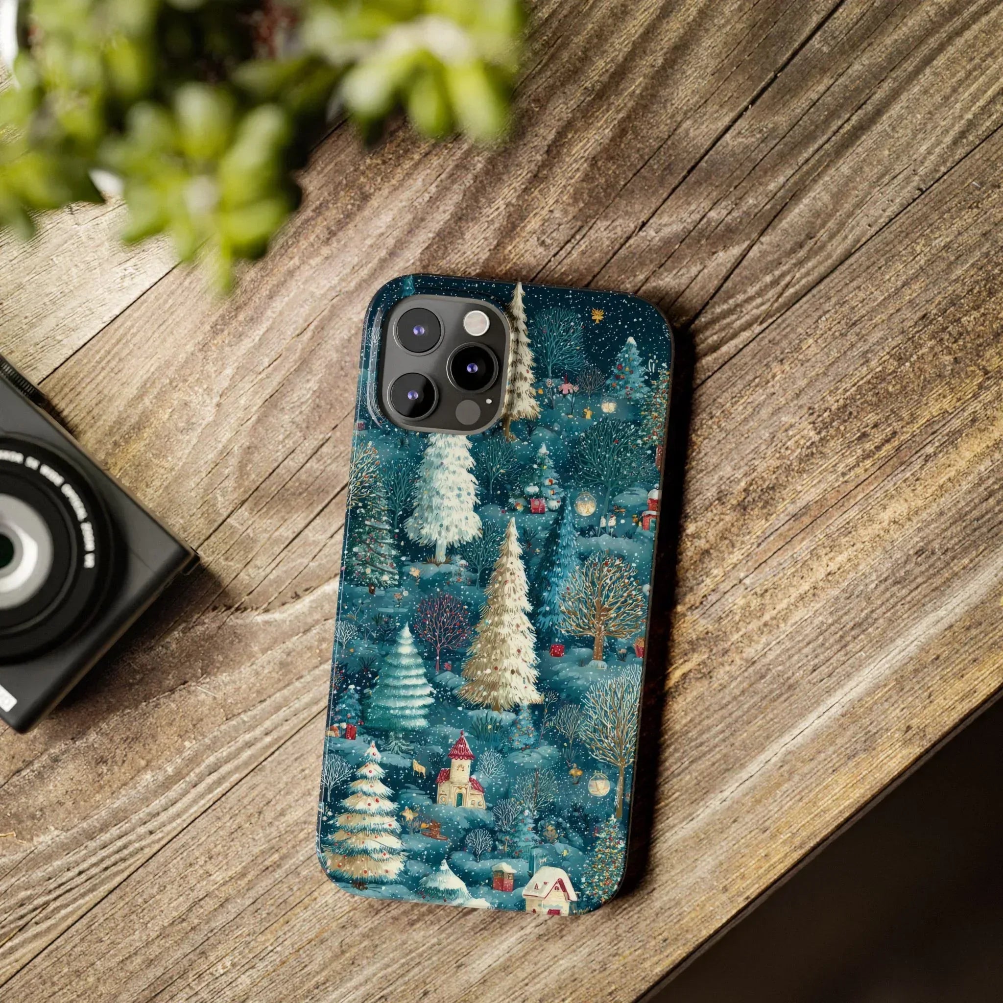 Frosty Forest Phone Case for iPhone 11-17 - KARARMDESIGN