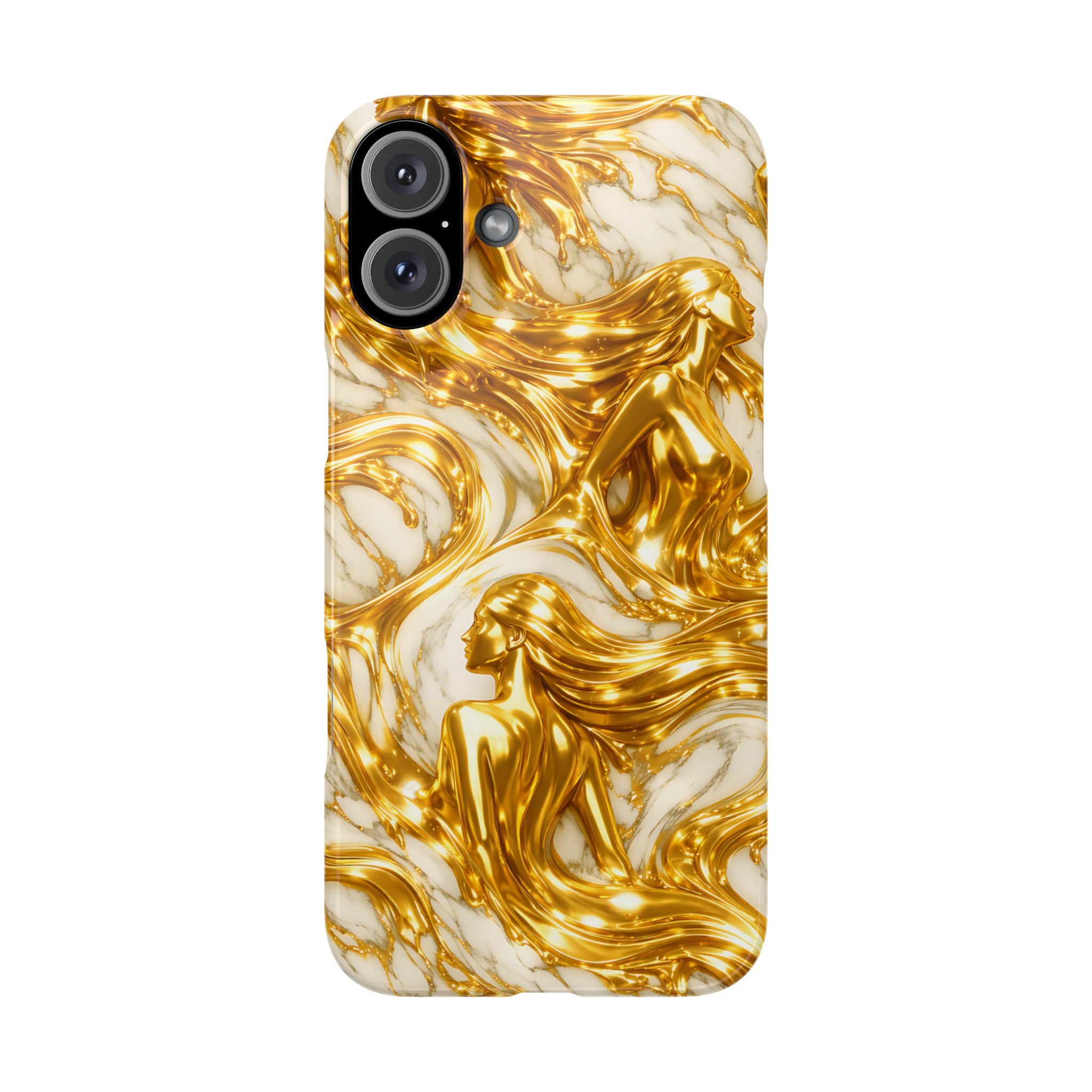 Divine Gold Woman Snap Phone Case for iPhone & Galaxy