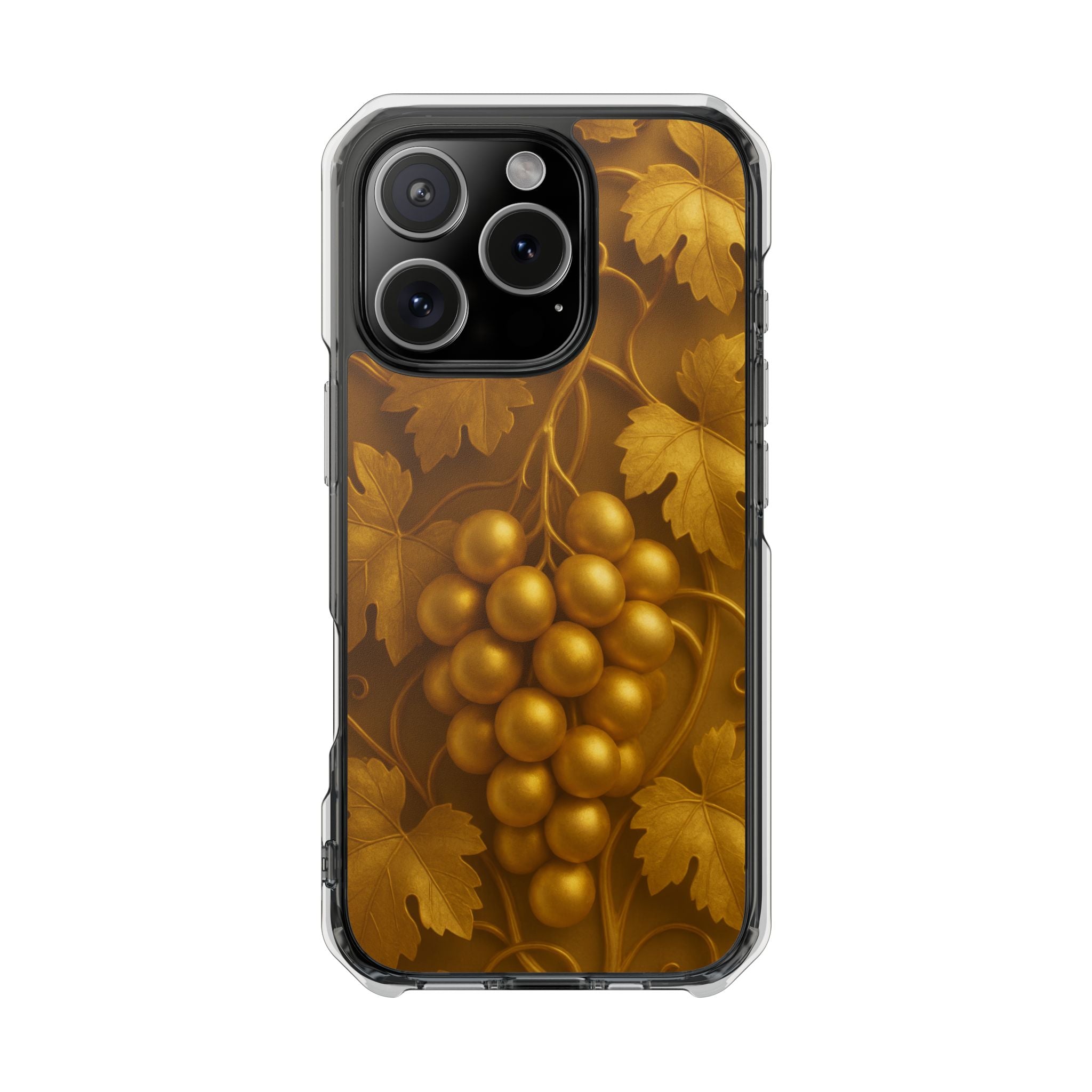 Golden Grapes Phone Case for iPhone 14-17