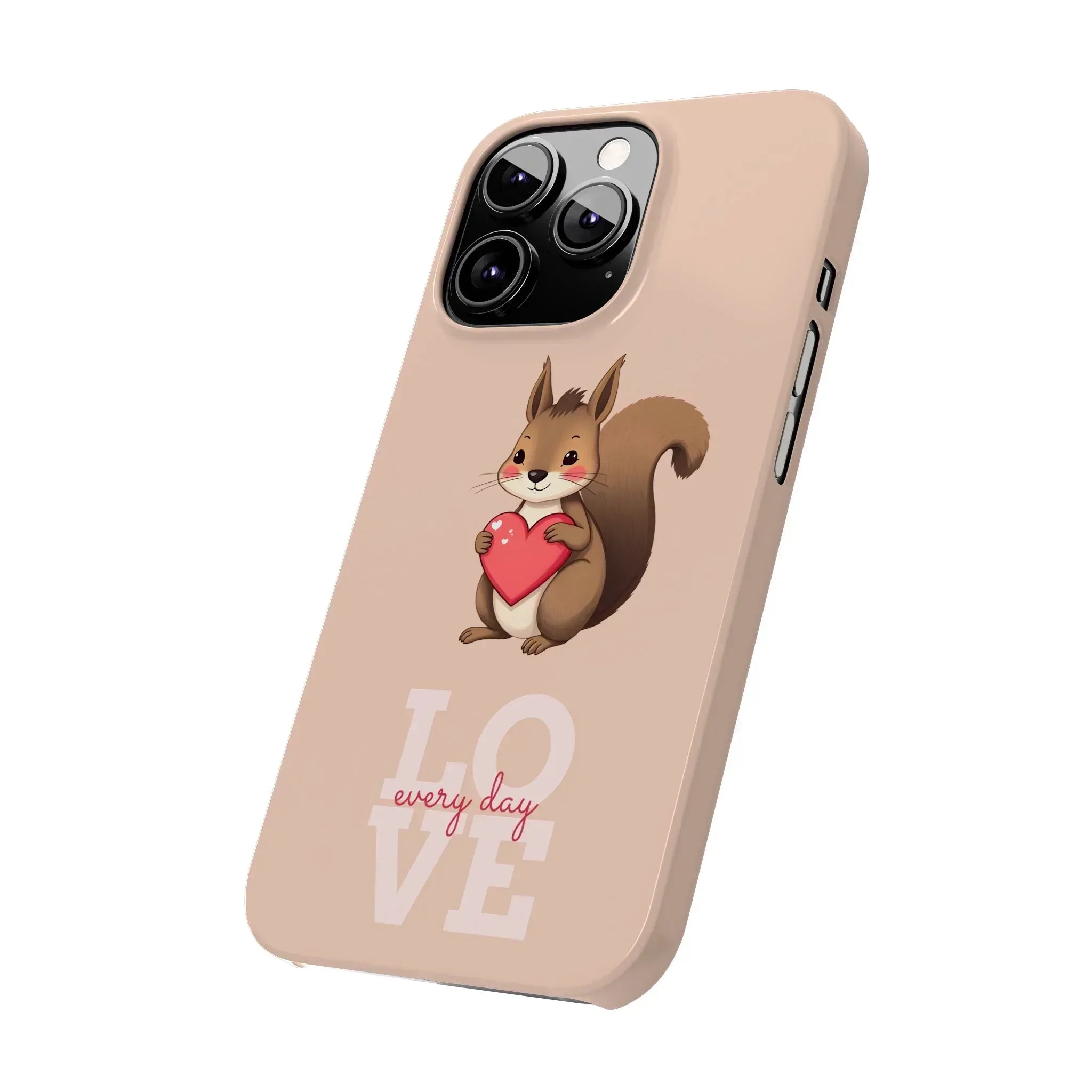 Cute Squirrel Phone Case for iPhone 11-17 - KARARMDESIGN