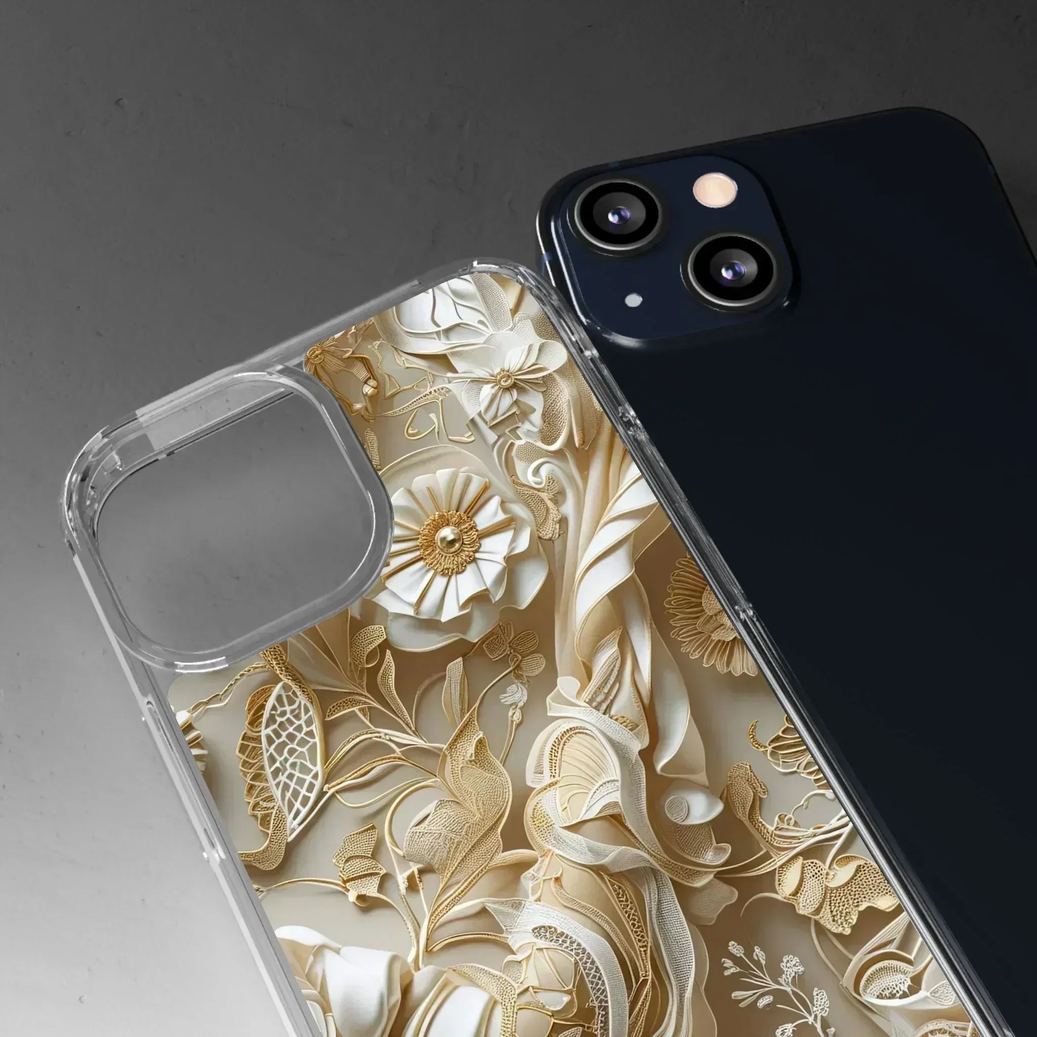 Minimalist Clear Phone Case for iPhone 12-16 and Samsung Galaxy S21 - KARARMDESIGN