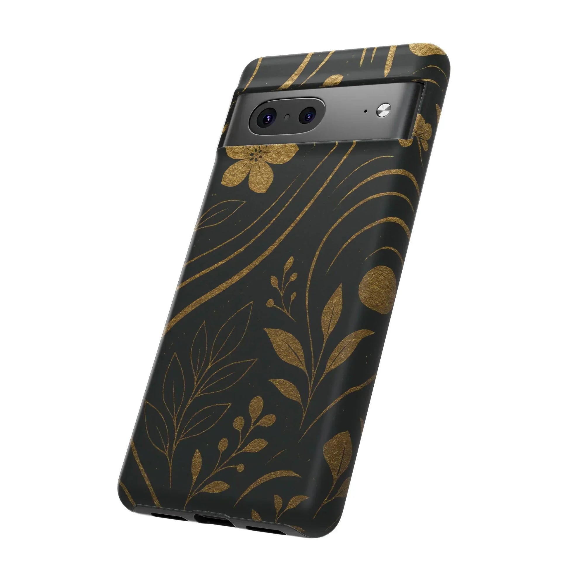Foil Frenzy Abstract Gold Pattern Phone Case for Samsung Galaxy and Google Pixel - KarArmDesign