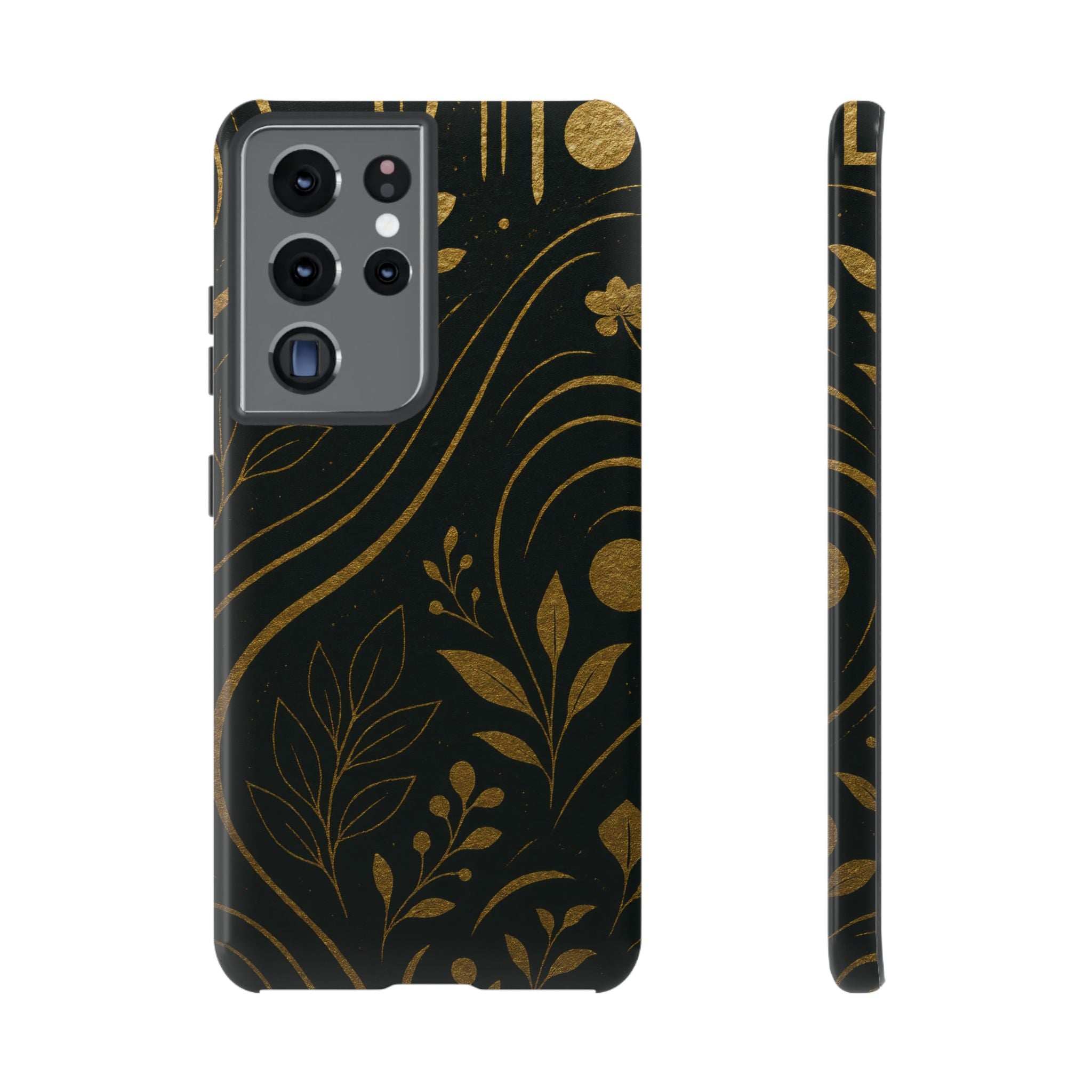 Gold Pattern Tough Phone Case for Samsung Galaxy & Google Pixel
