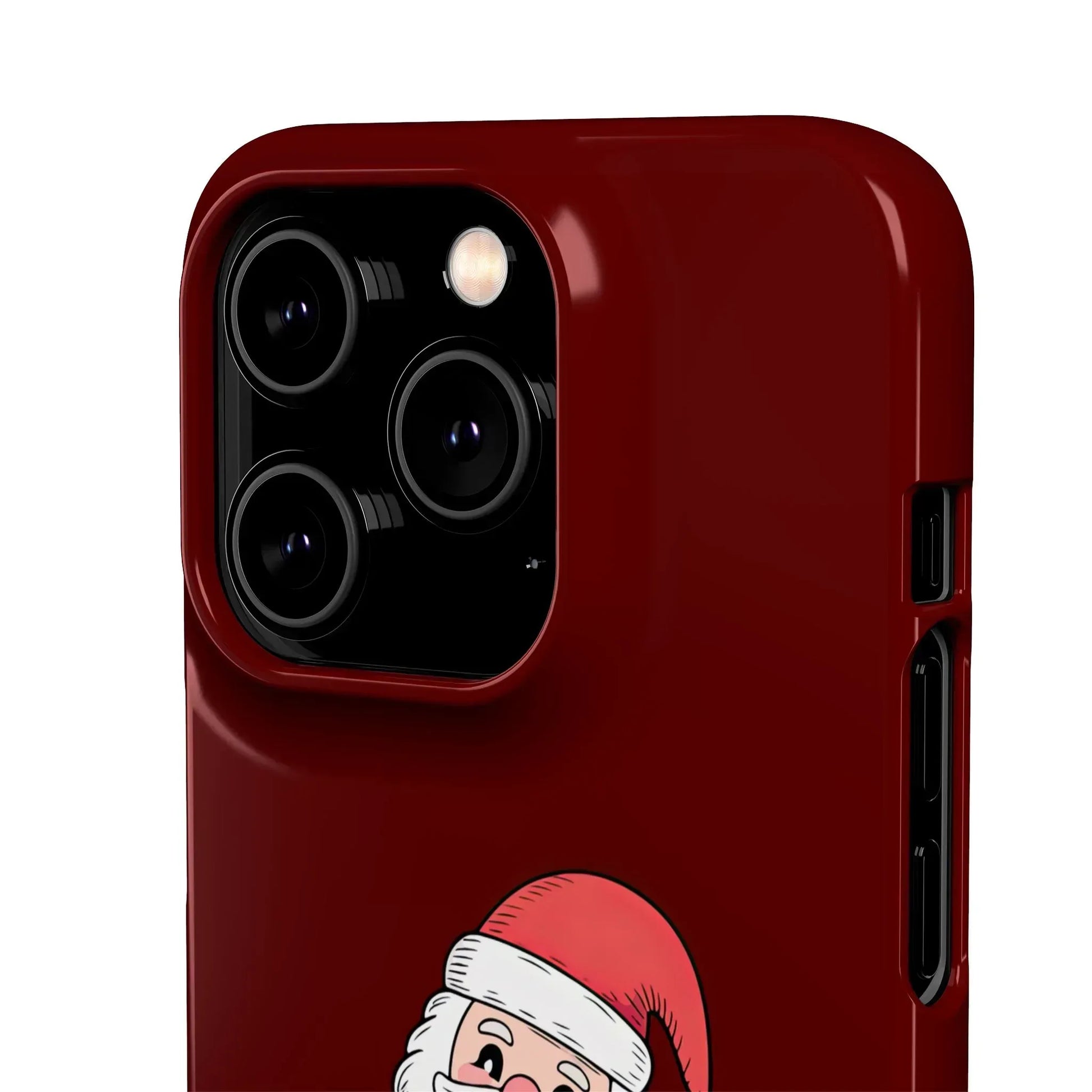Crimson Claus Phone Case for iPhone 8-17 and Galaxy S20-S25 - KARARMDESIGN