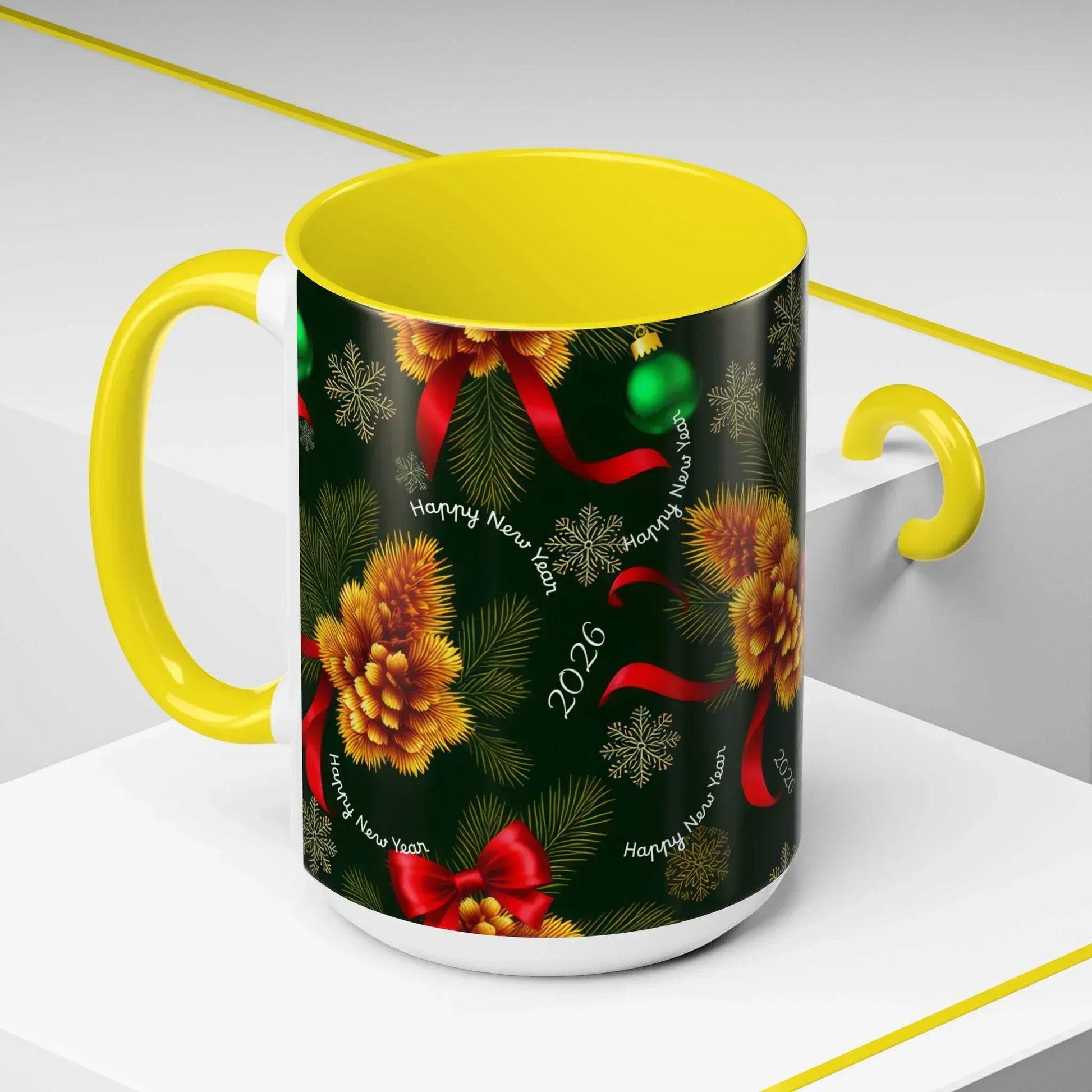 2026 Celebration Mug - Accent Coffee Mug (11, 15oz) - KARARMDESIGN