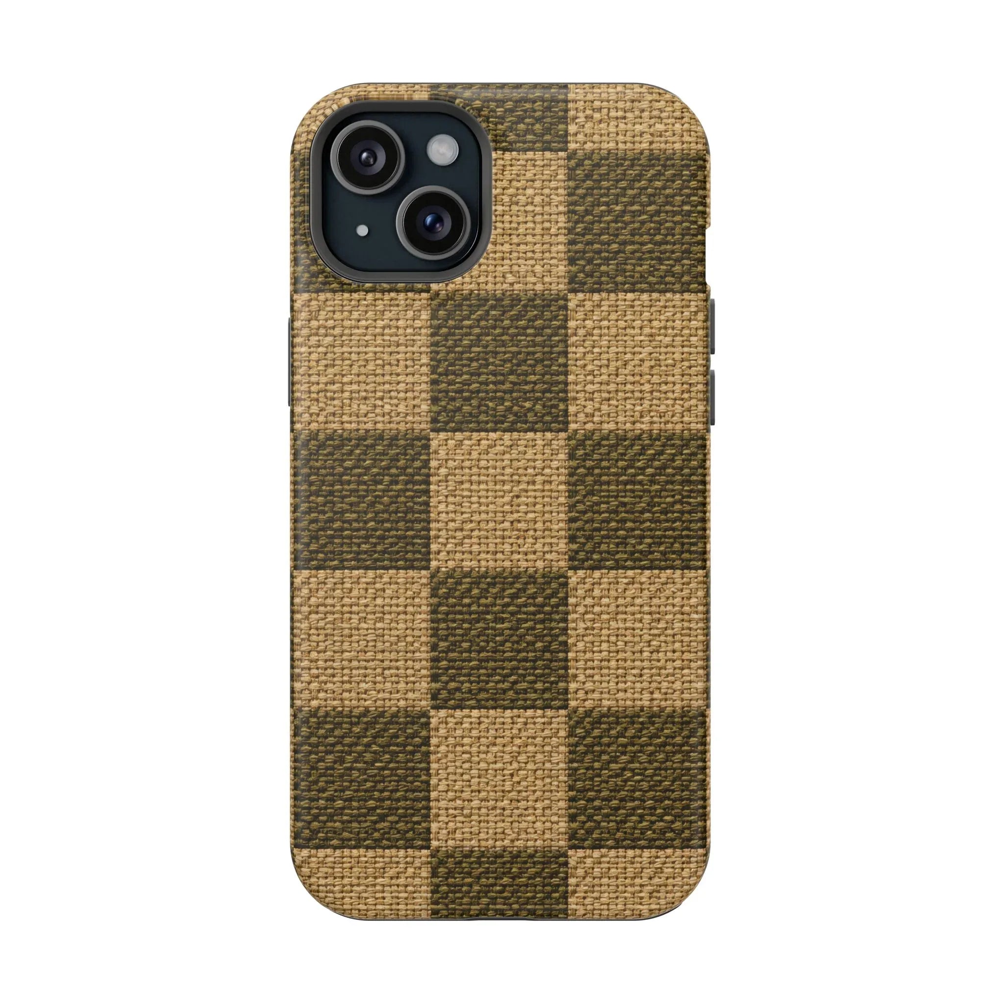 Rustic Woven Phone Case for iPhone 11-17 and Galaxy S21-S22 - KARARMDESIGN