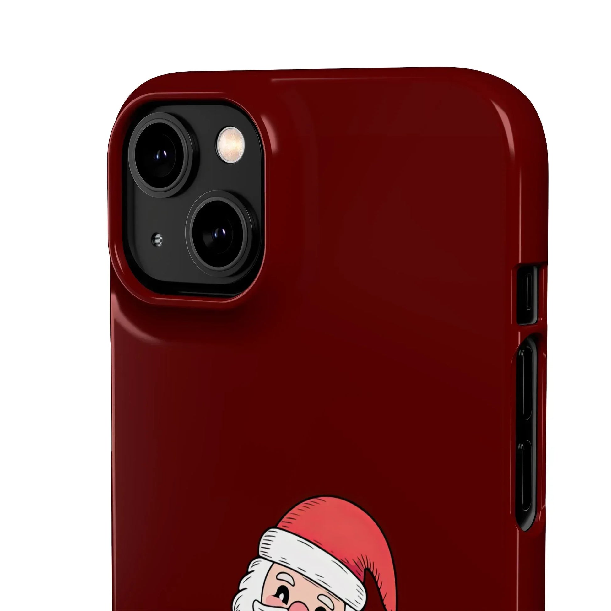 Crimson Claus Phone Case for iPhone 8-17 and Galaxy S20-S25 - KARARMDESIGN