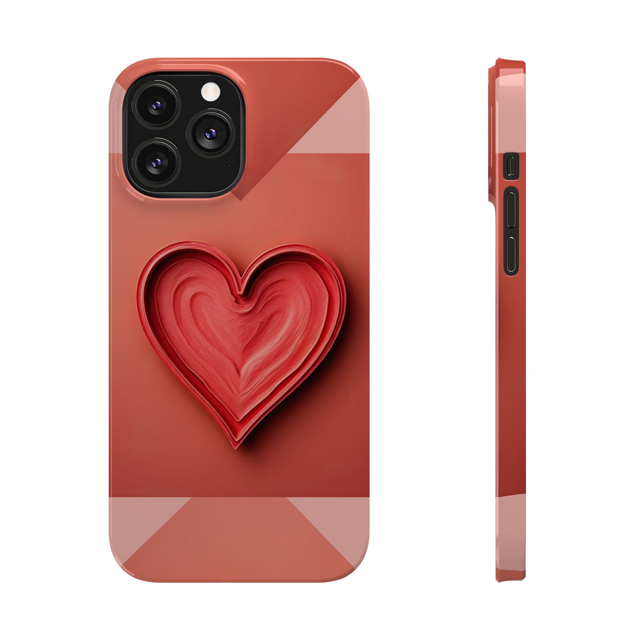 Heart Design Phone Case for iPhone 11–17