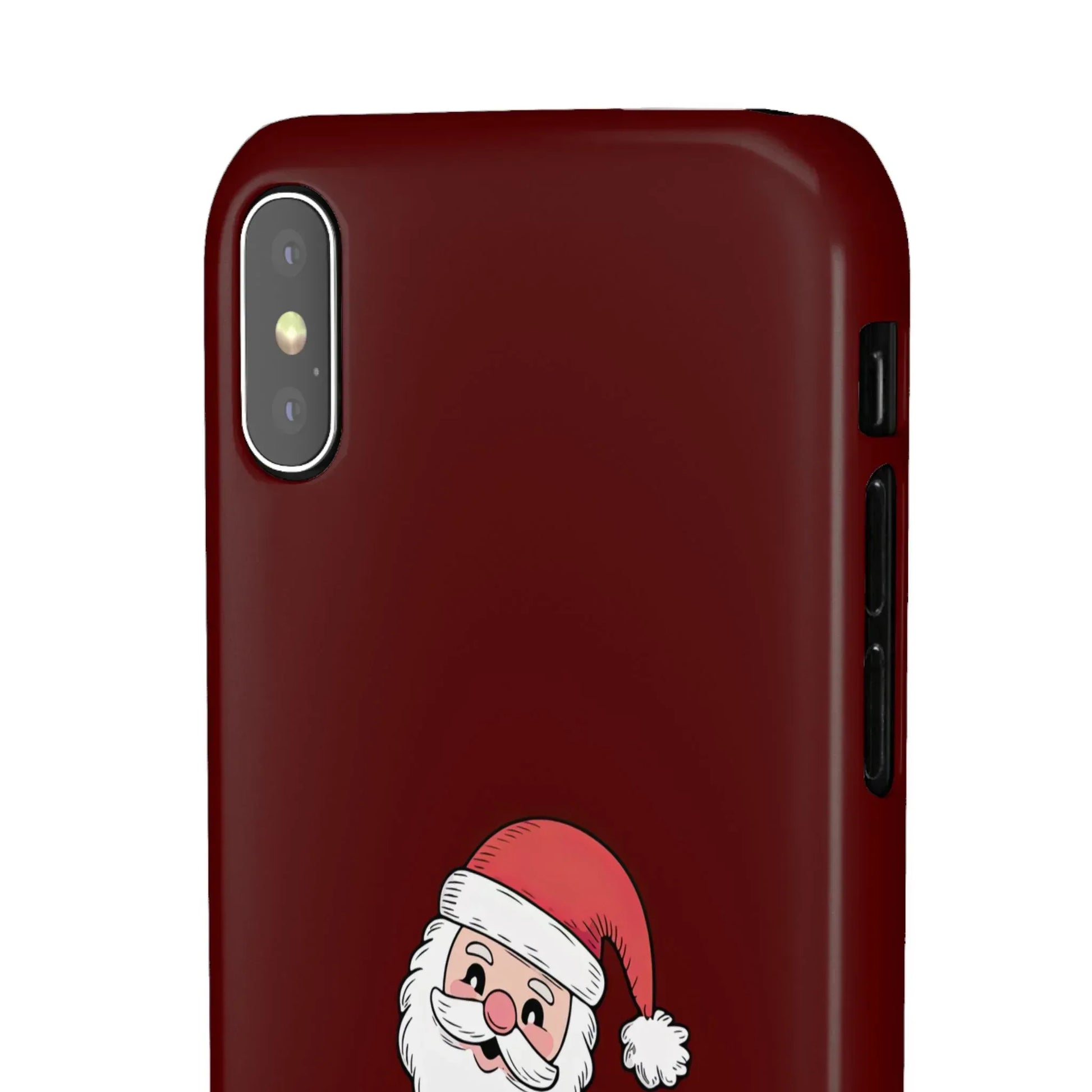 Crimson Claus Phone Case for iPhone 8-17 and Galaxy S20-S25 - KARARMDESIGN