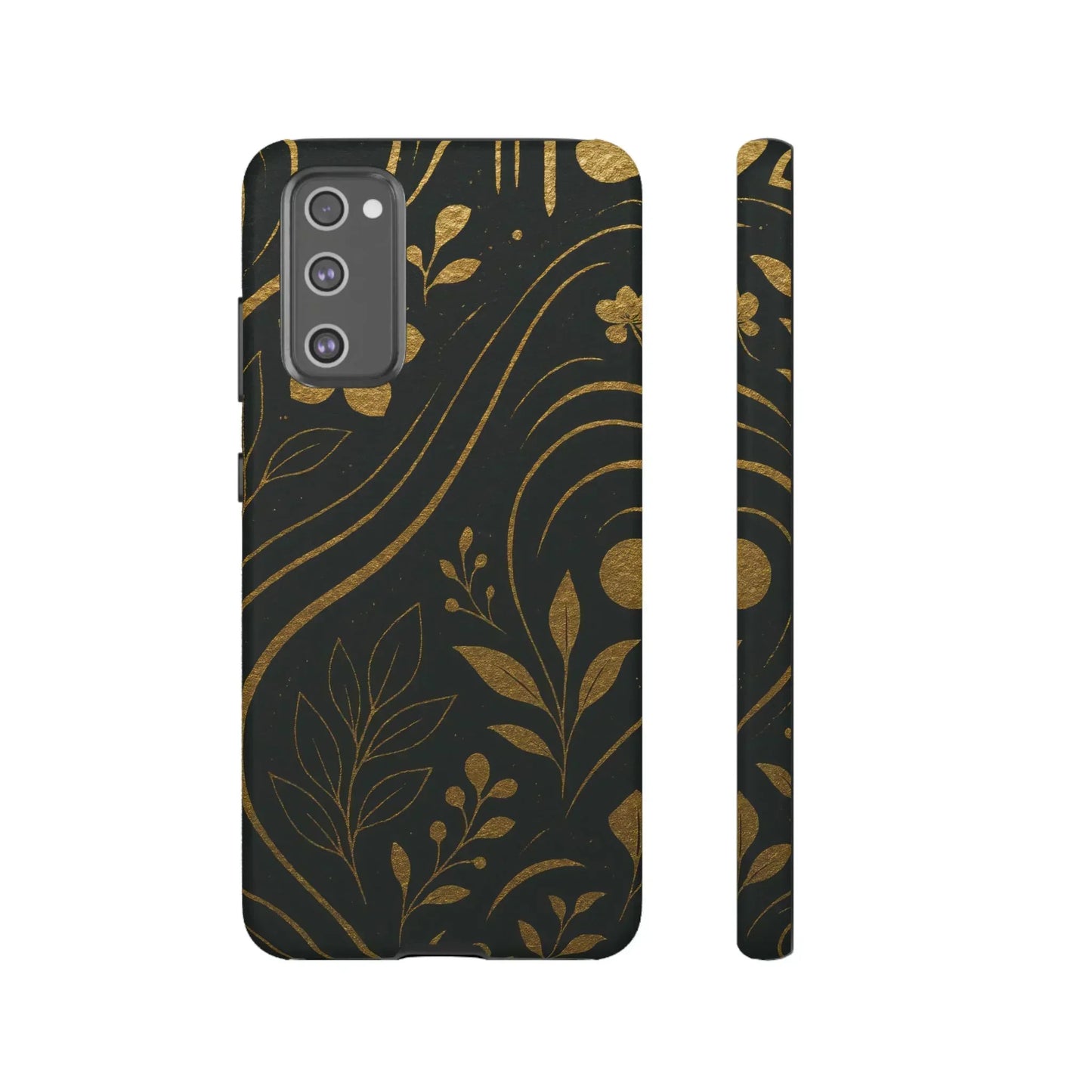 Foil Frenzy Abstract Gold Pattern Phone Case for Samsung Galaxy and Google Pixel - KarArmDesign
