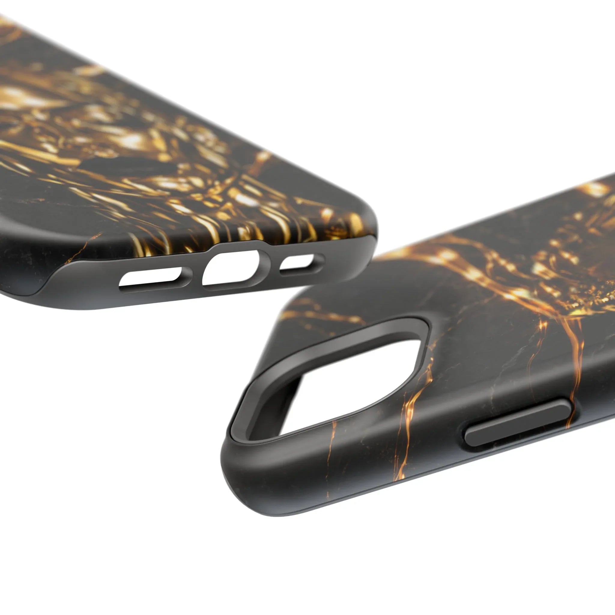 Luxury Gold Portrait Phone Case for iPhone 11-17 and Galaxy S21-S25 - KARARMDESIGN
