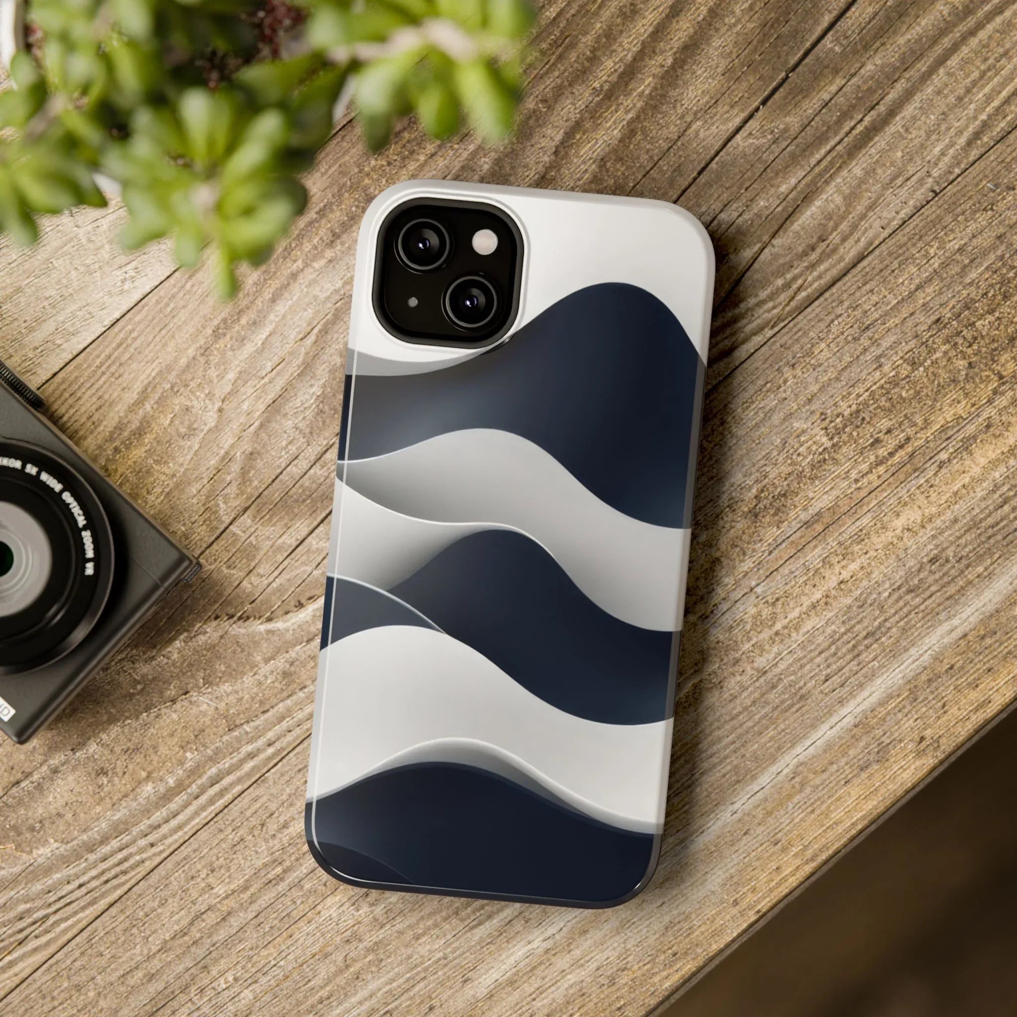 Ocean Flow Phone Case for iPhone 11-17 and Galaxy S21-S22 - KARARMDESIGN