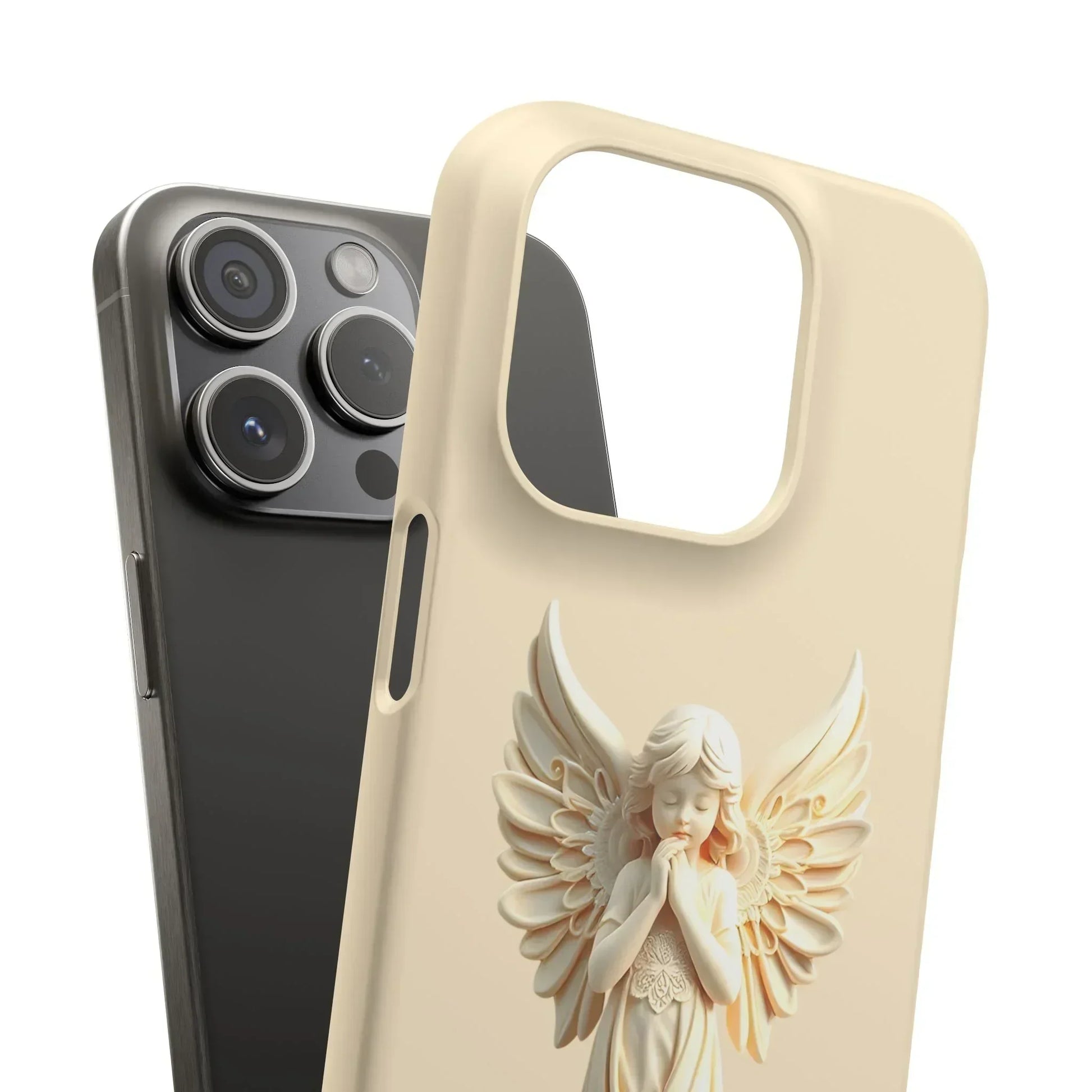 Heavenly Angel Phone Case for iPhone 7-16 and Samsung Galaxy S10-S24 Models - KarArmDesign