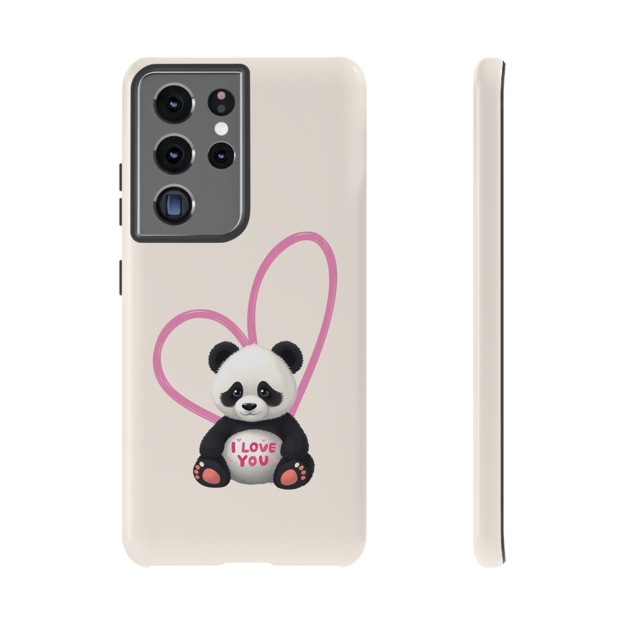 Adorable Panda Love Phone Case – Samsung Galaxy S20-S26