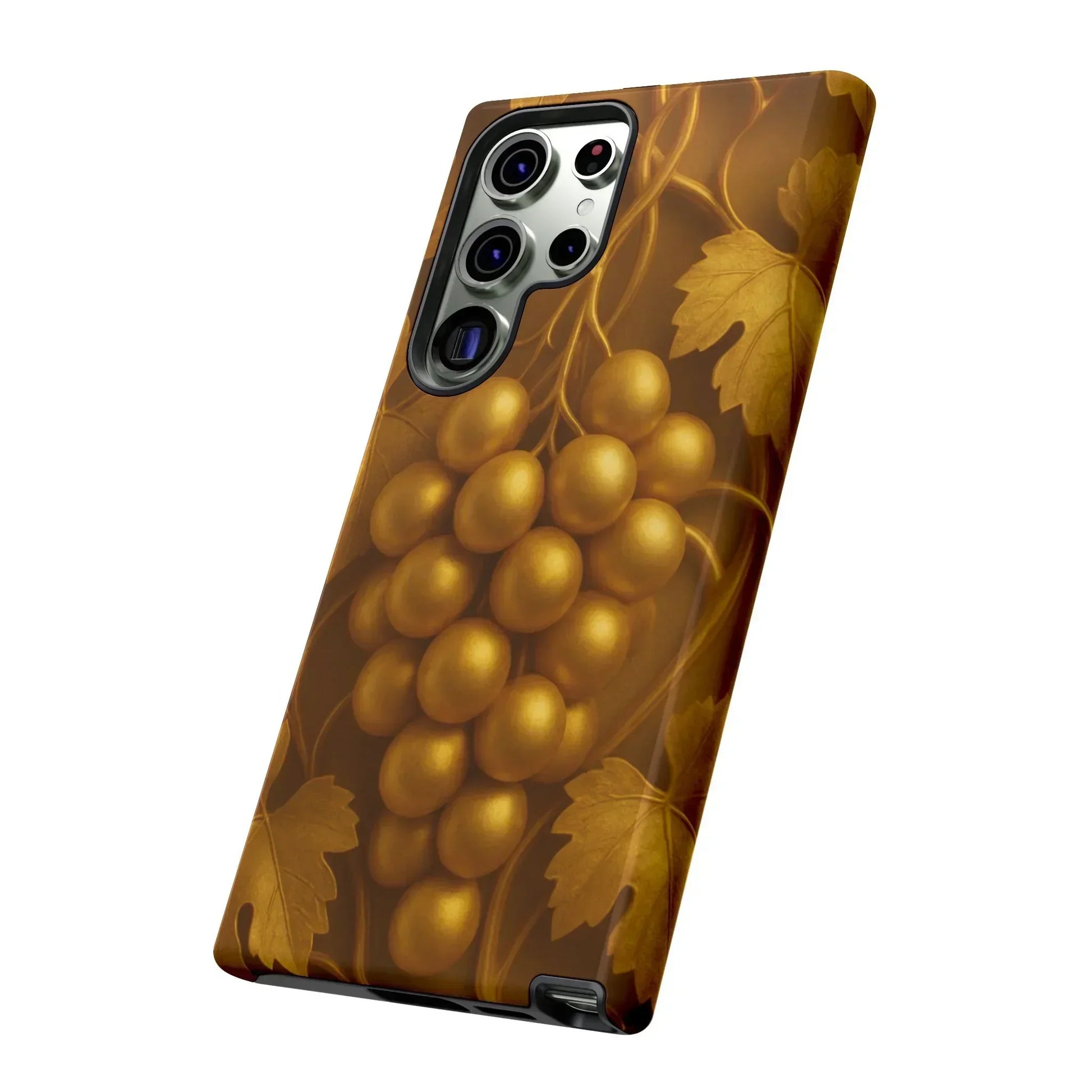 Golden Grapes Phone Case for Samsung Galaxy S10-S25 Models - KarArmDesign