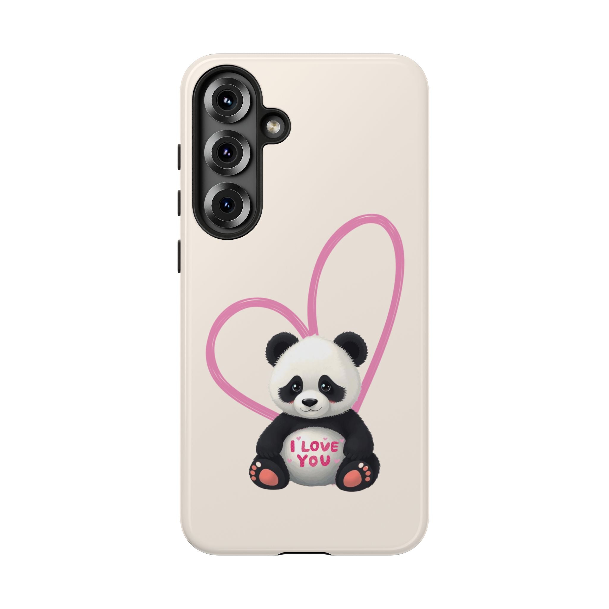 Adorable Panda Love Phone Case – Samsung Galaxy S20-S26