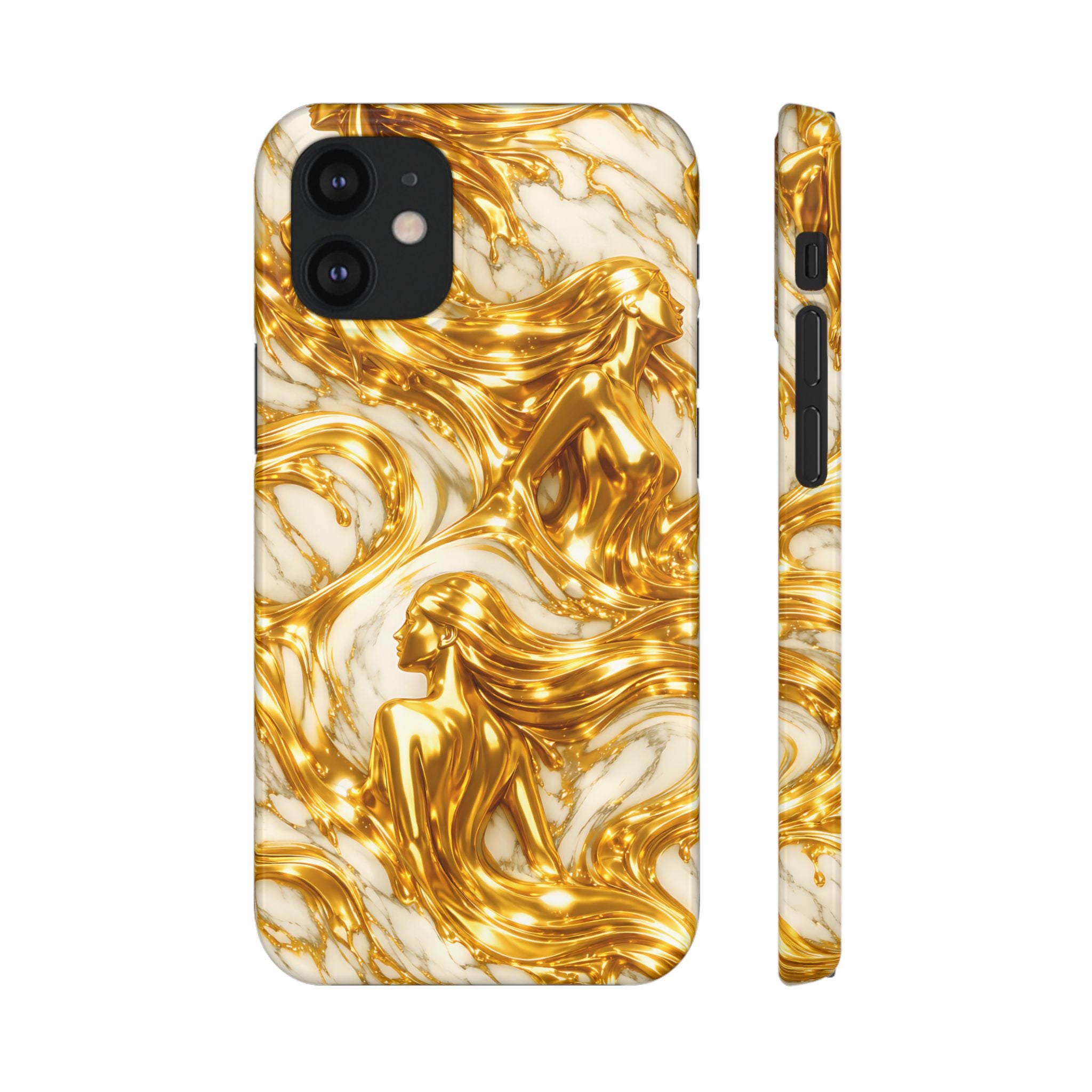 Divine Gold Woman Snap Phone Case for iPhone & Galaxy