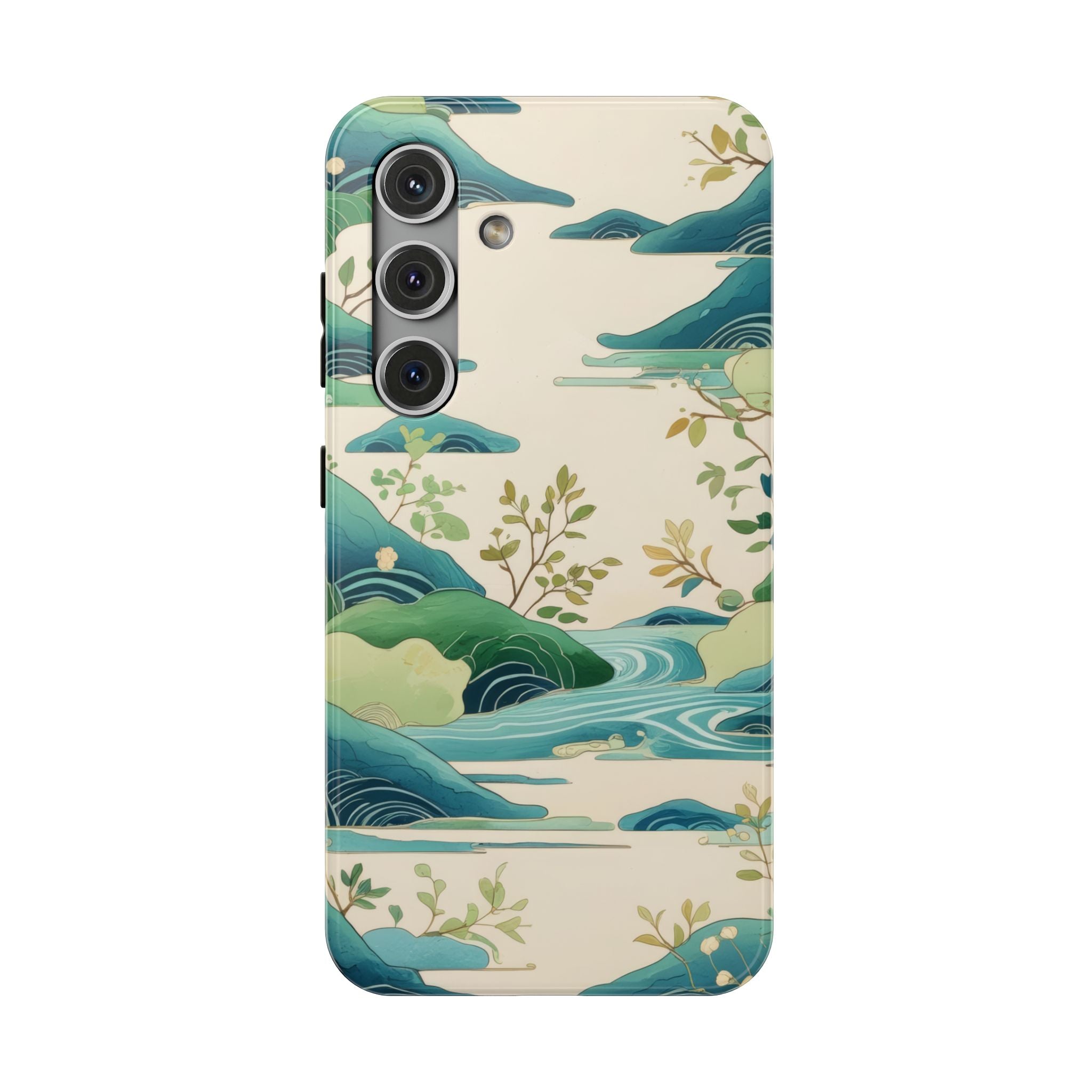 Nature Landscape Phone Case for iPhone 11-17 and Galaxy S22-S26