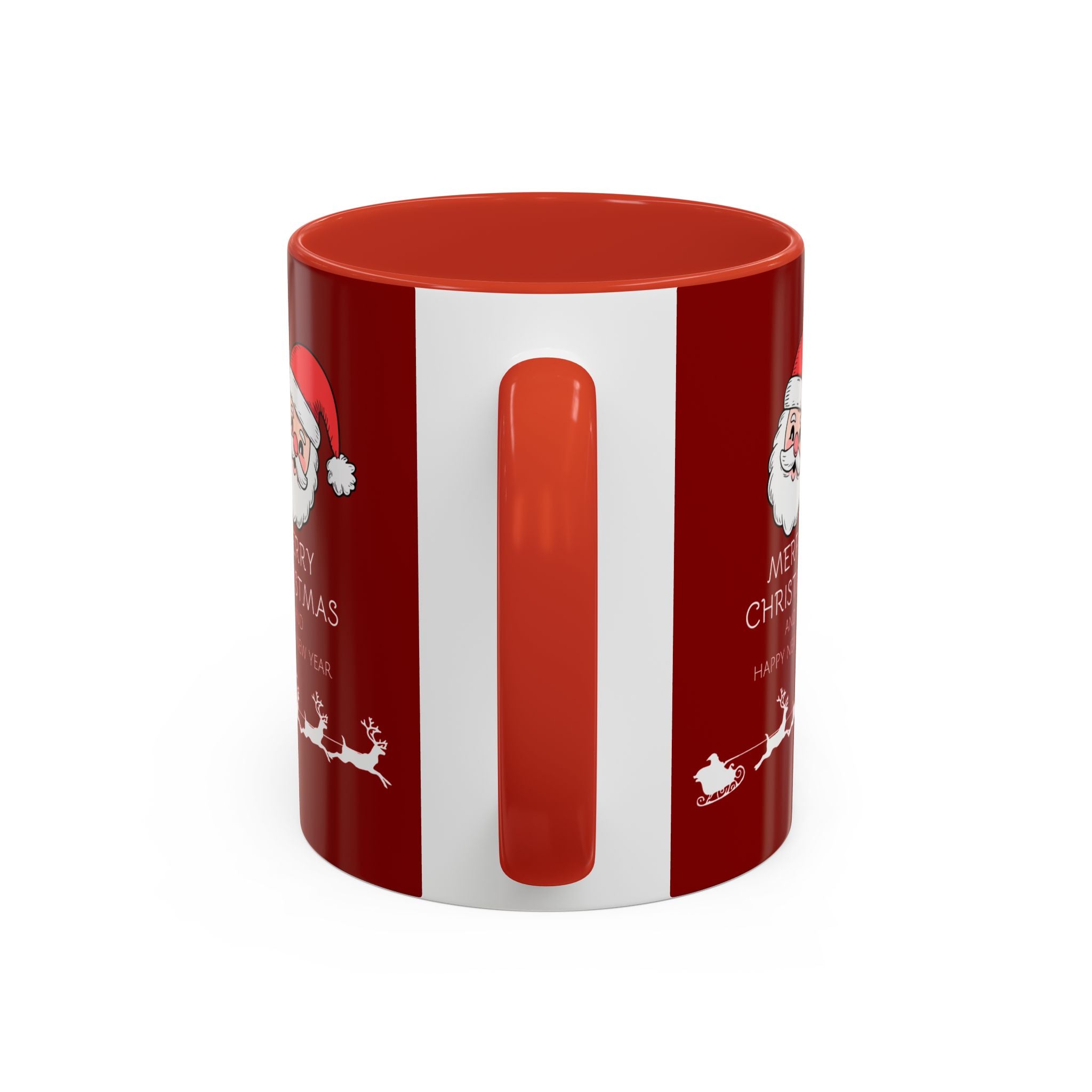 Season’s Smile – Christmas and New Year Accent Coffee Mug (11, 15oz)