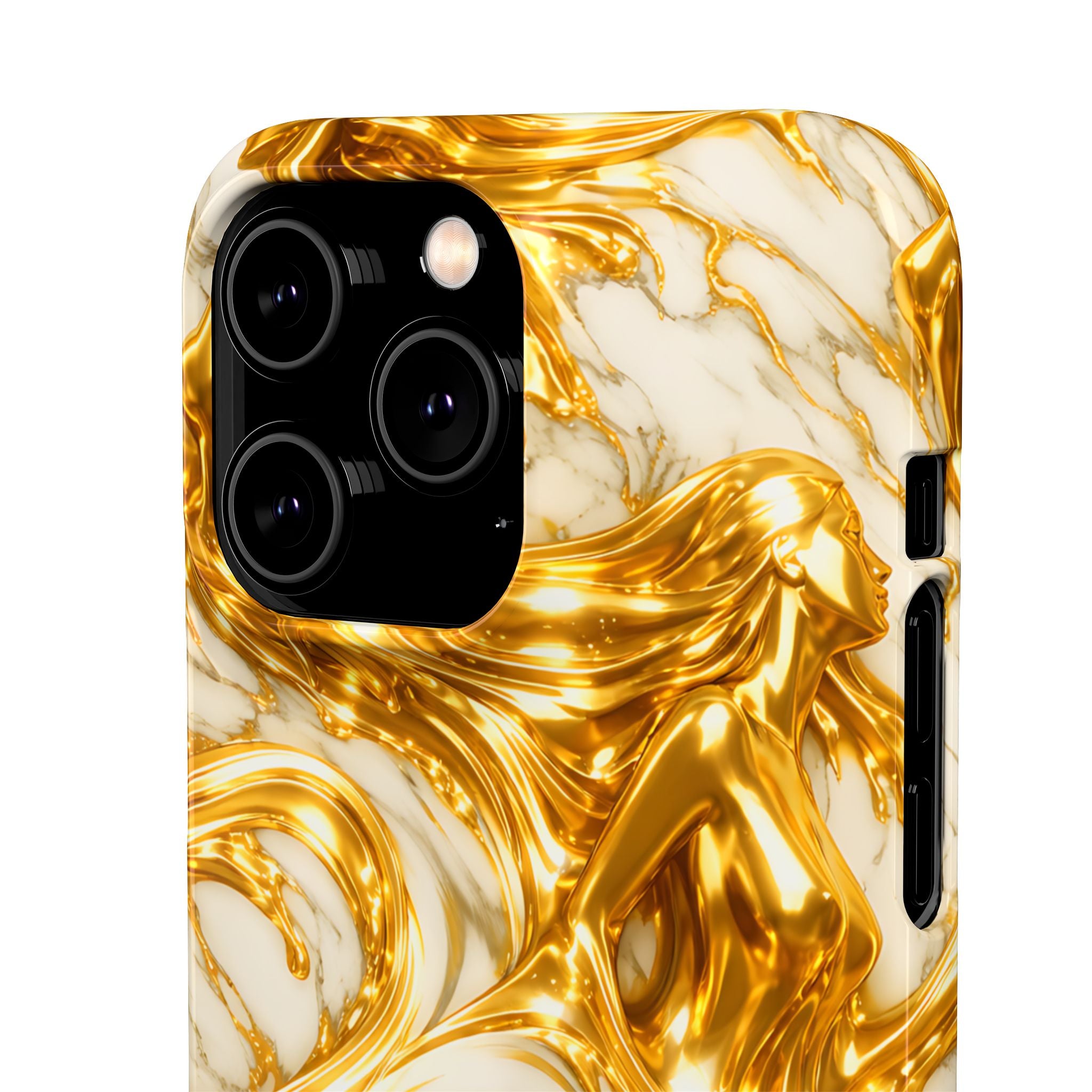 Divine Gold Woman Snap Phone Case for iPhone & Galaxy