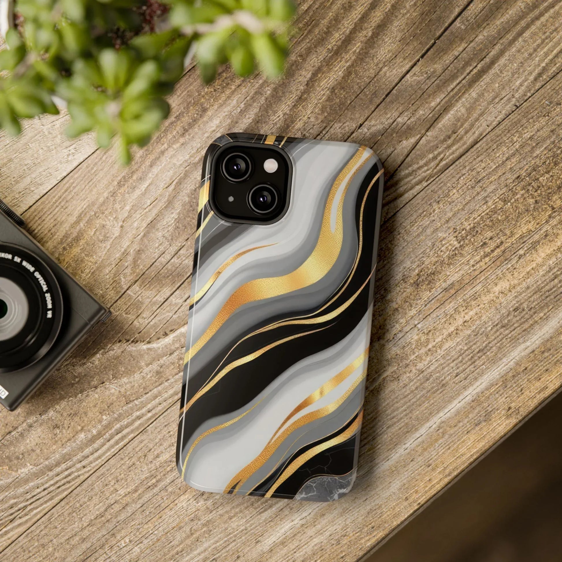 Modern Marble Flow Phone Case for iPhone 11-17 - KARARMDESIGN