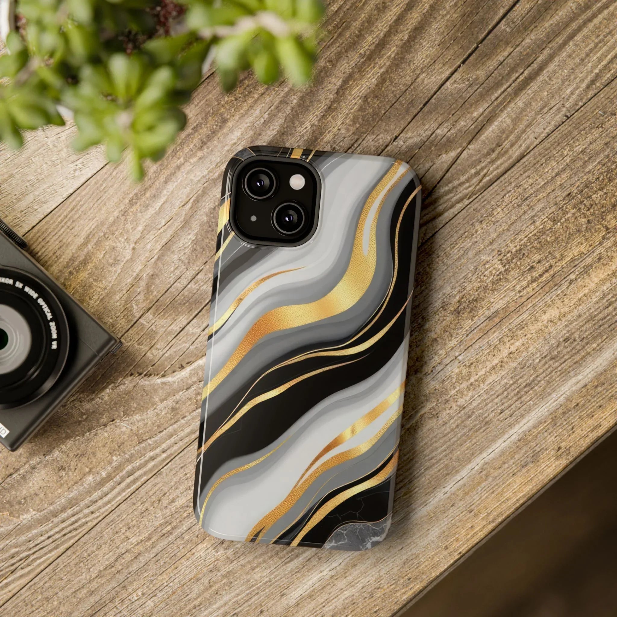Modern Marble Flow Phone Case for iPhone 11-17 - KARARMDESIGN