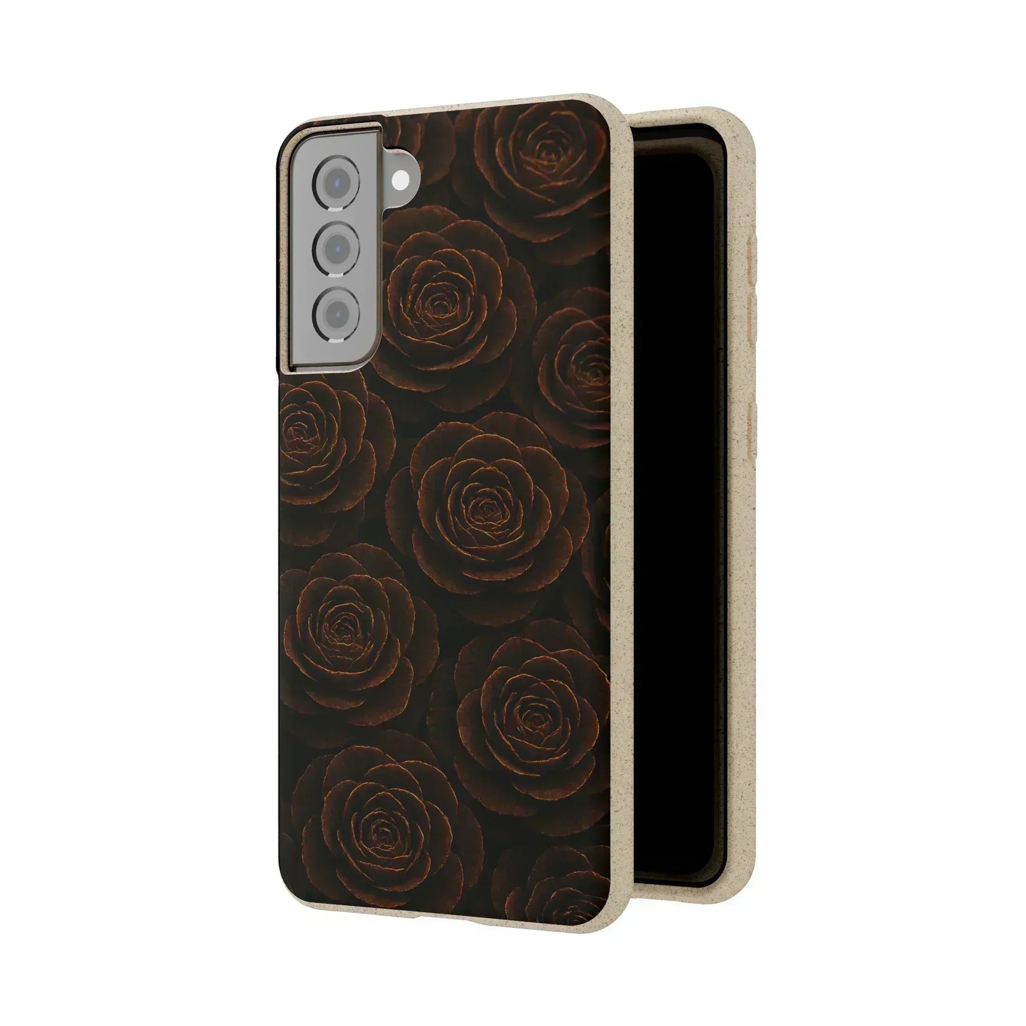 Wooden Roses Phone Case for iPhone 11-16 and Samsung Galaxy S20-S22 - KARARMDESIGN