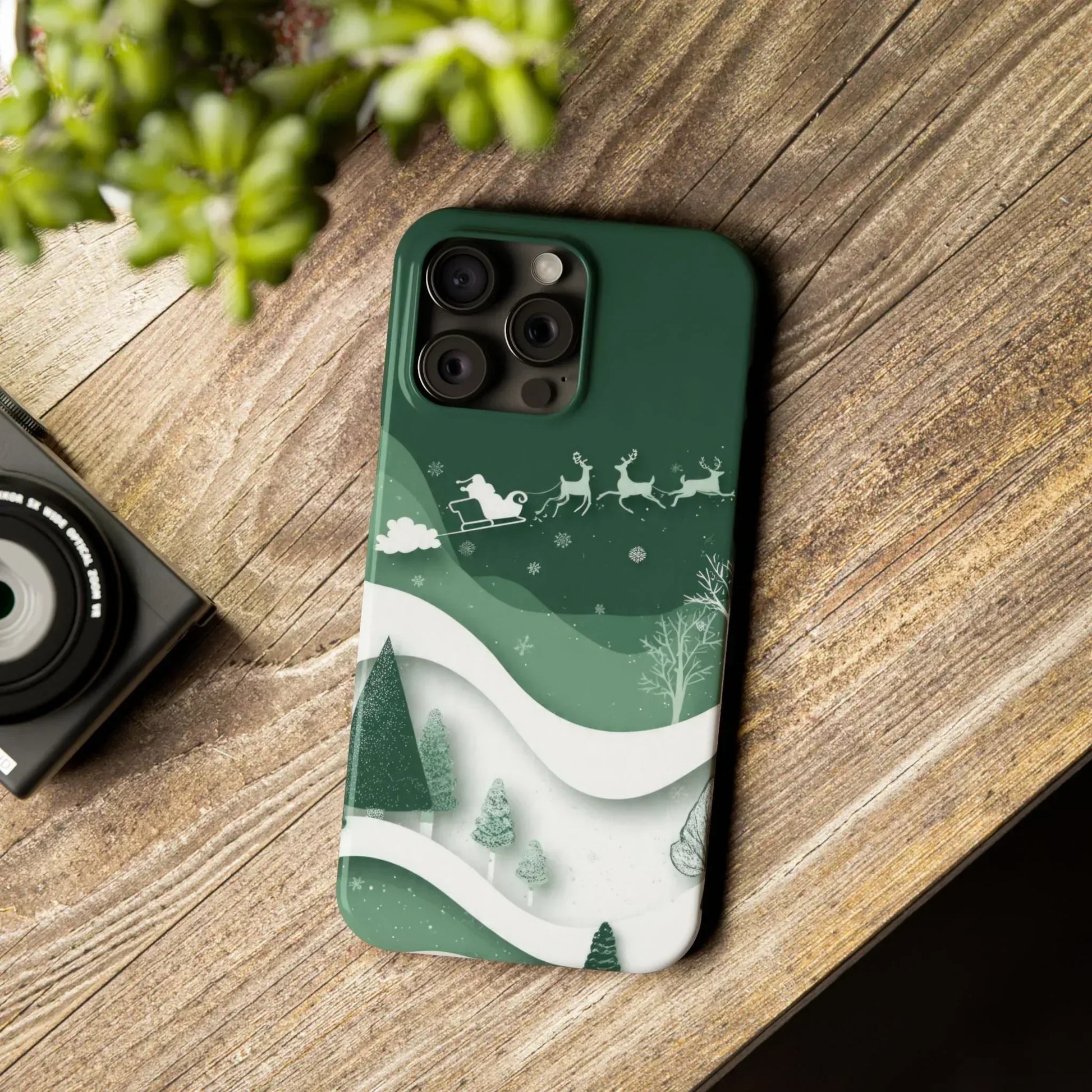 Evergreen Forest Phone Case for iPhone 11–17 - KARARMDESIGN