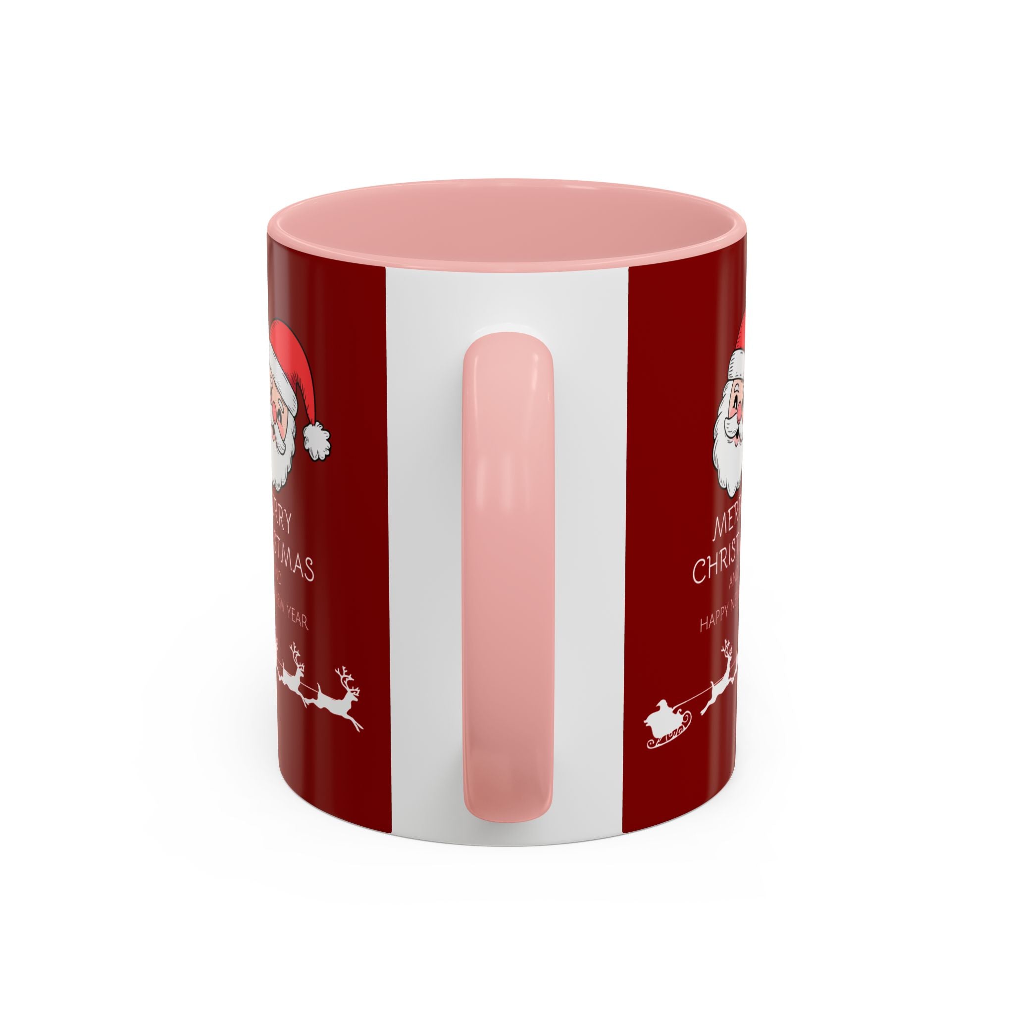 Season’s Smile – Christmas and New Year Accent Coffee Mug (11, 15oz)
