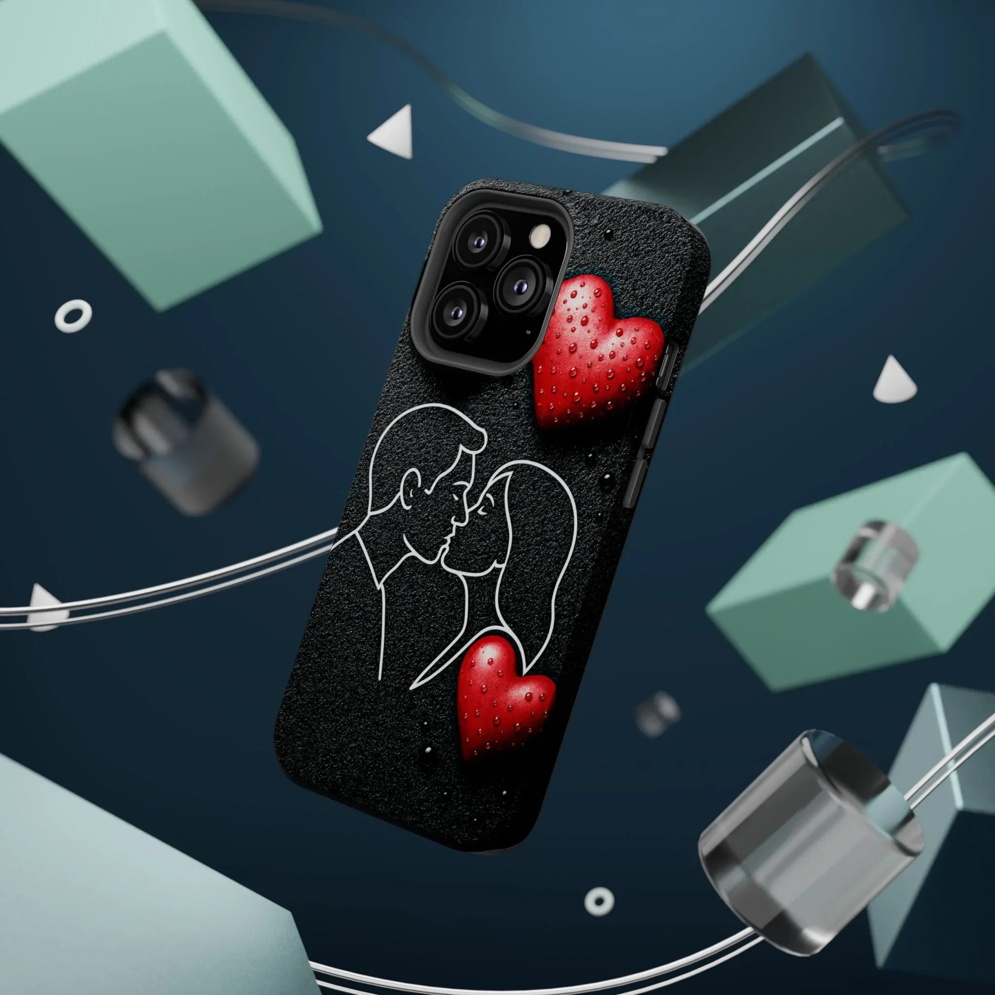 Midnight Kiss Phone Case for iPhone 13-17 - KARARMDESIGN