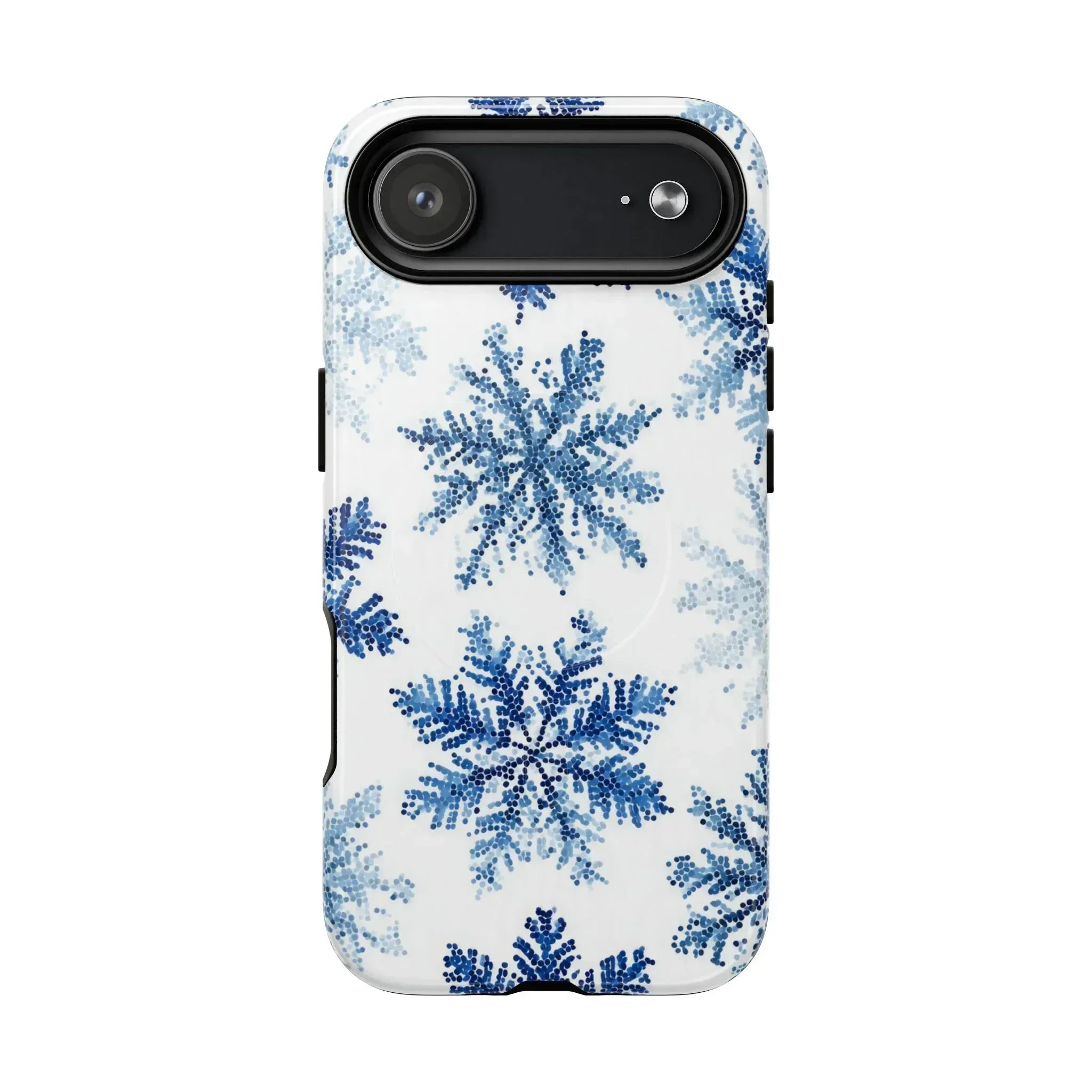 Snowflake Elegance Phone Case for iPhone 13-17 - KARARMDESIGN