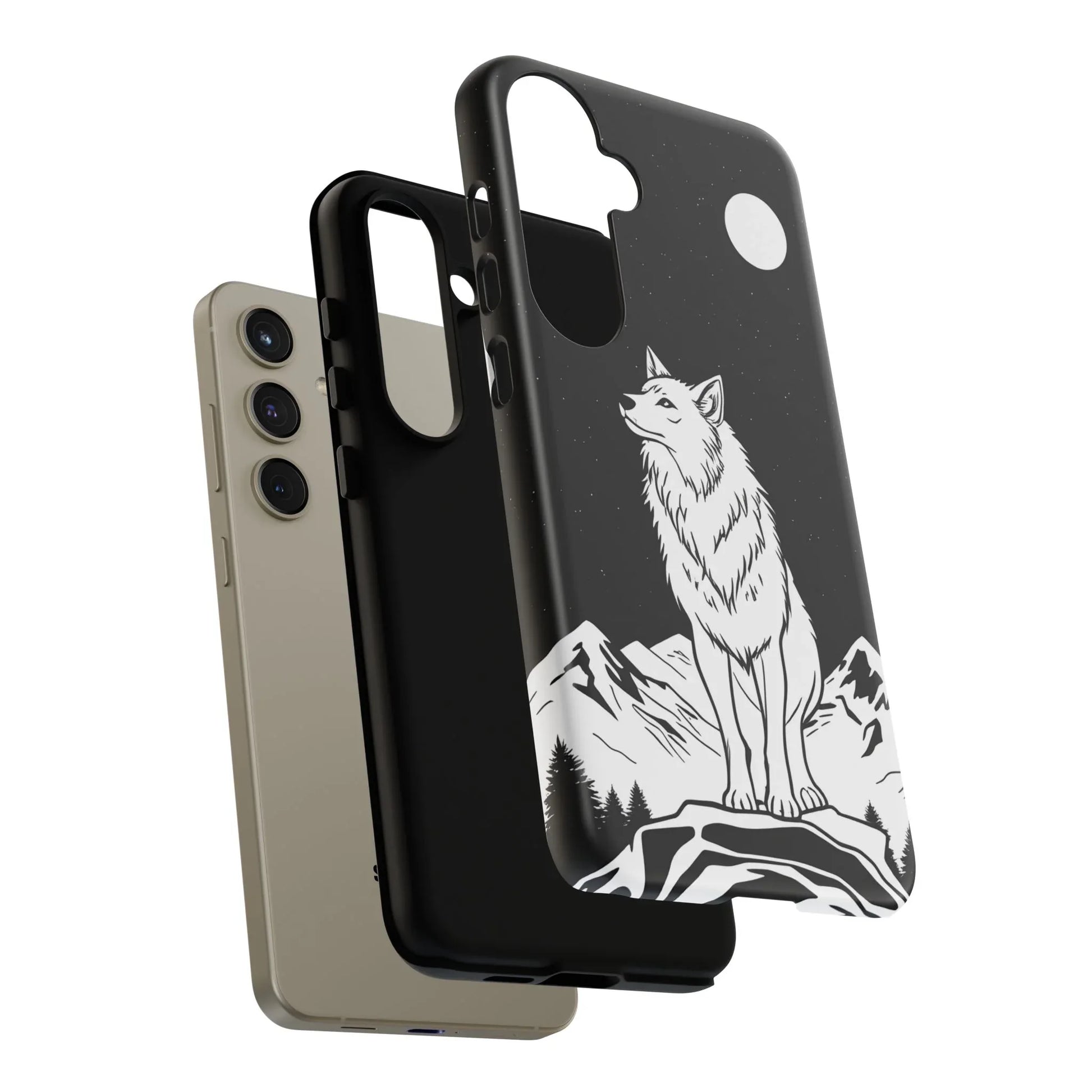 Majestic Wolf Phone Case for iPhone and Galaxy - KARARMDESIGN