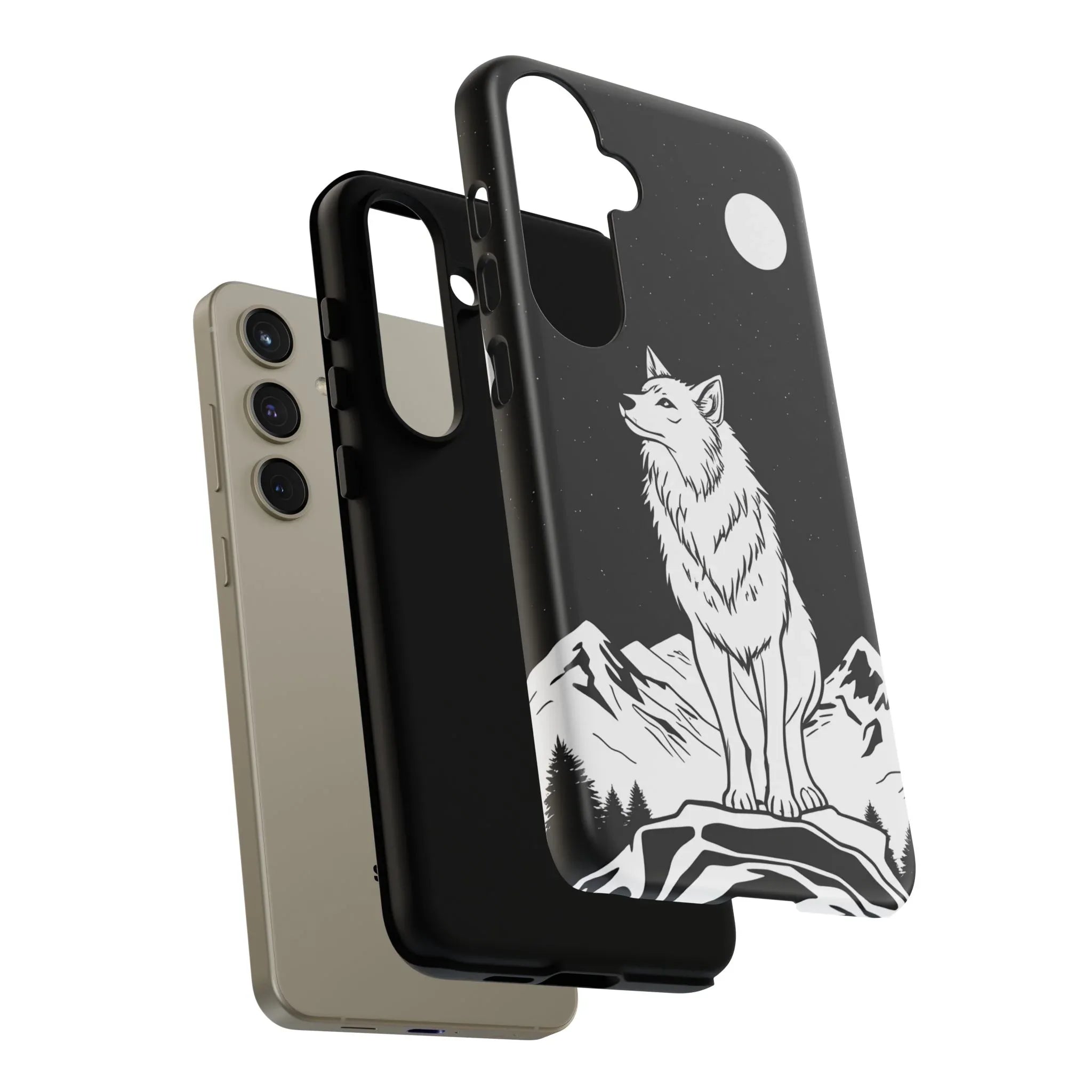 Majestic Wolf Phone Case for iPhone and Galaxy - KARARMDESIGN