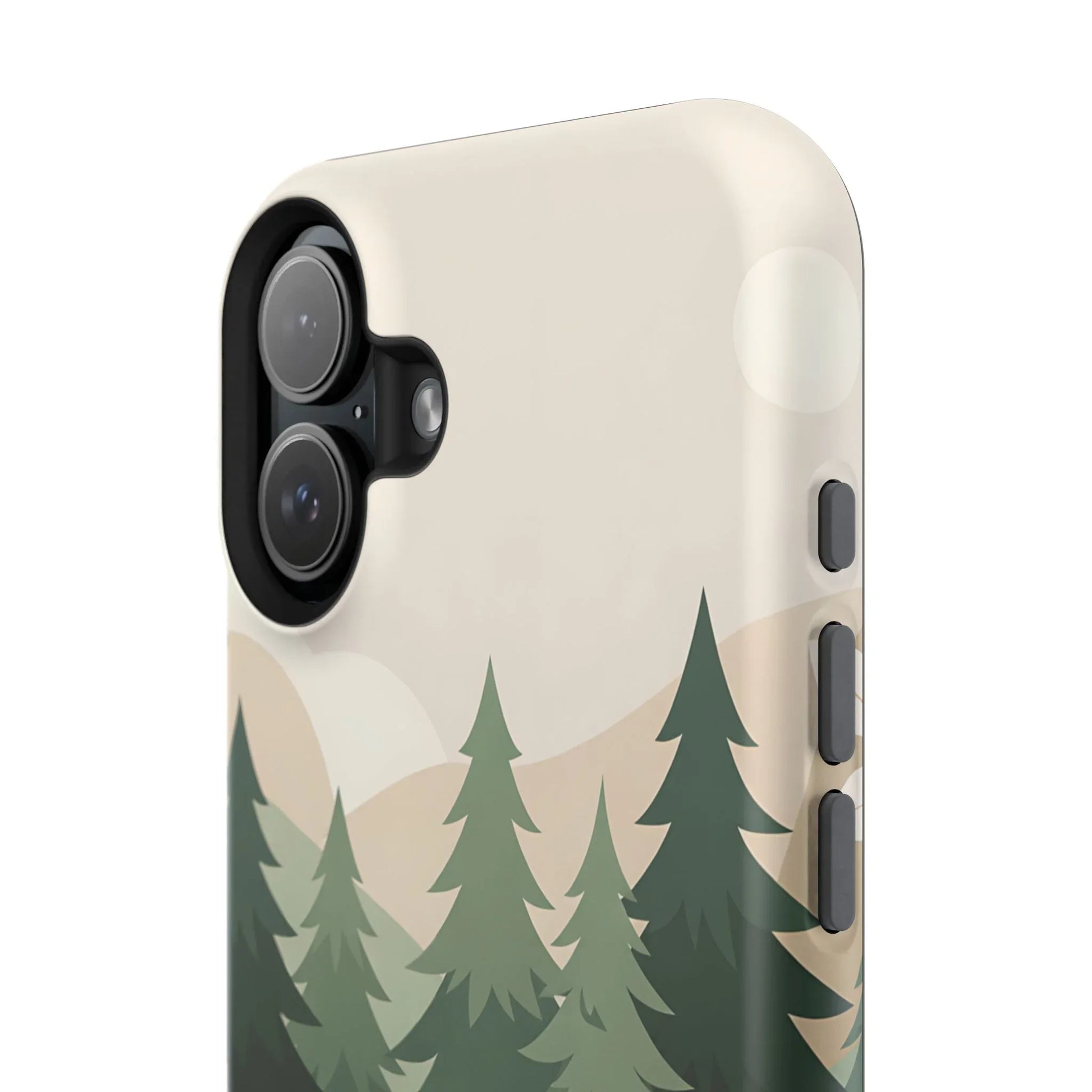 Forest Leather Phone Case for iPhone 11-17 and Galaxy S21-S25 - KARARMDESIGN