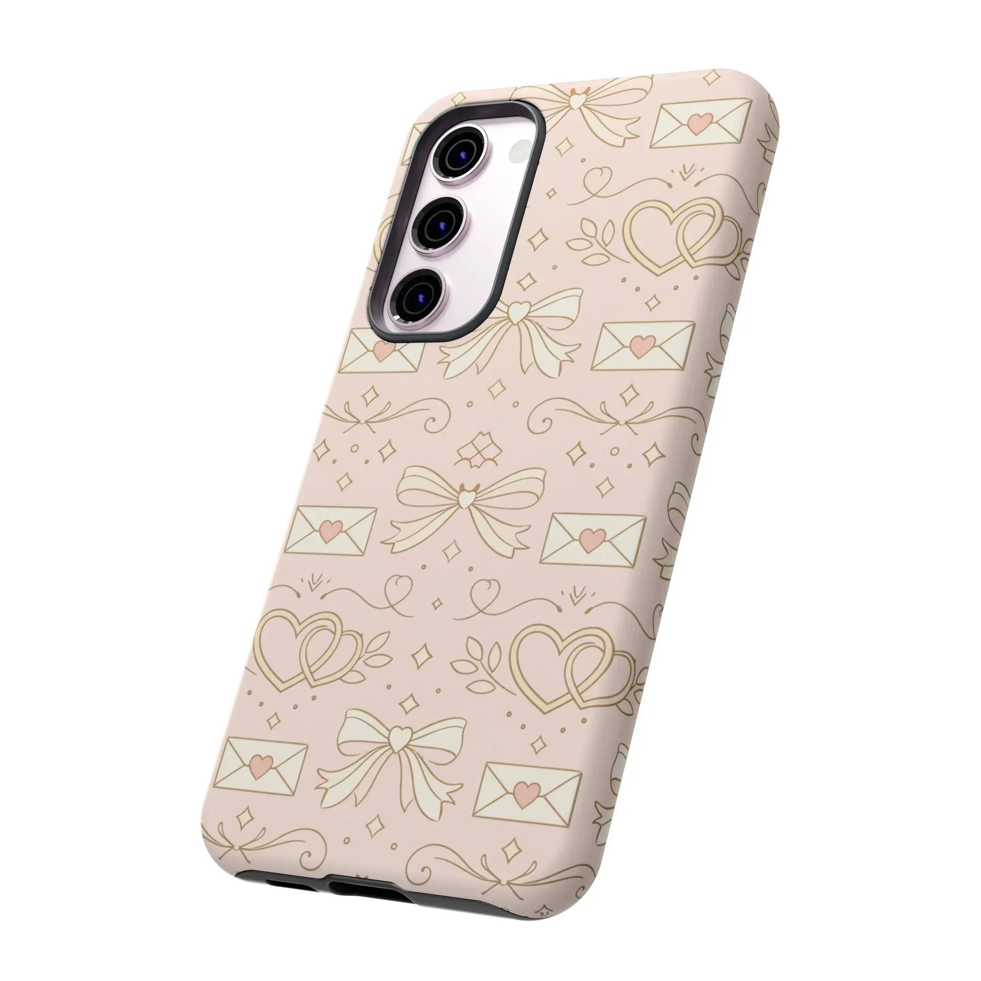 Sweet Romance Tough Phone Case for iPhone 11–17 & Galaxy S10–S25 - KARARMDESIGN